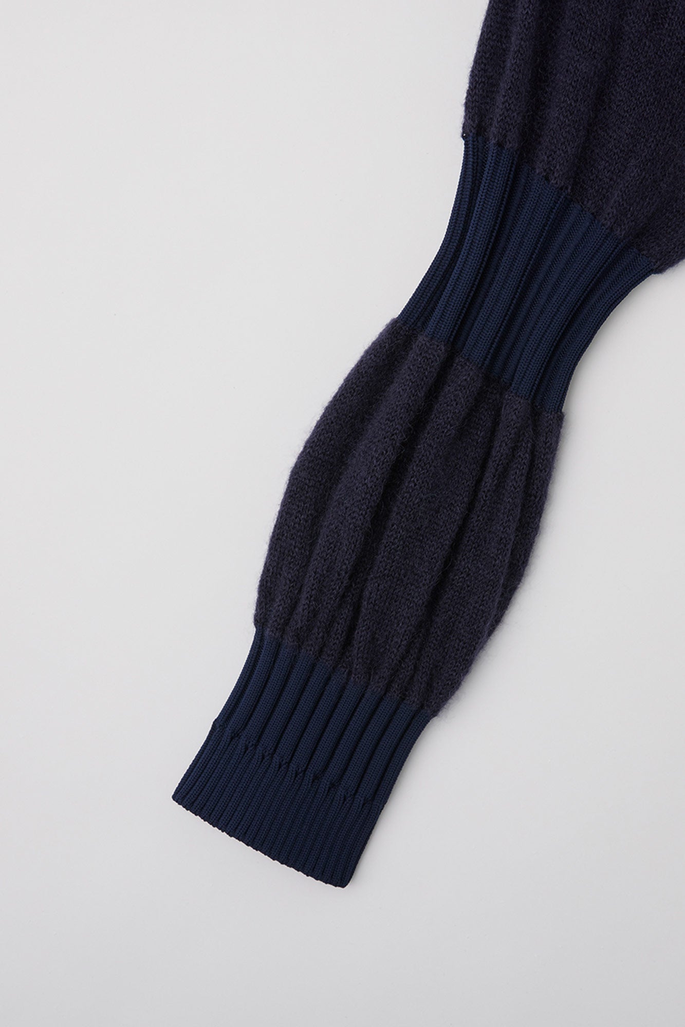FLUTED MOHAIR PULLOVER