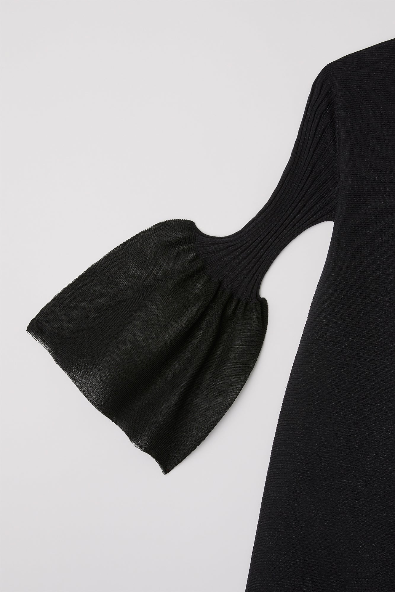 POTTERY LUCENT GLITTER LONG BELL SLEEVE FLARE DRESS