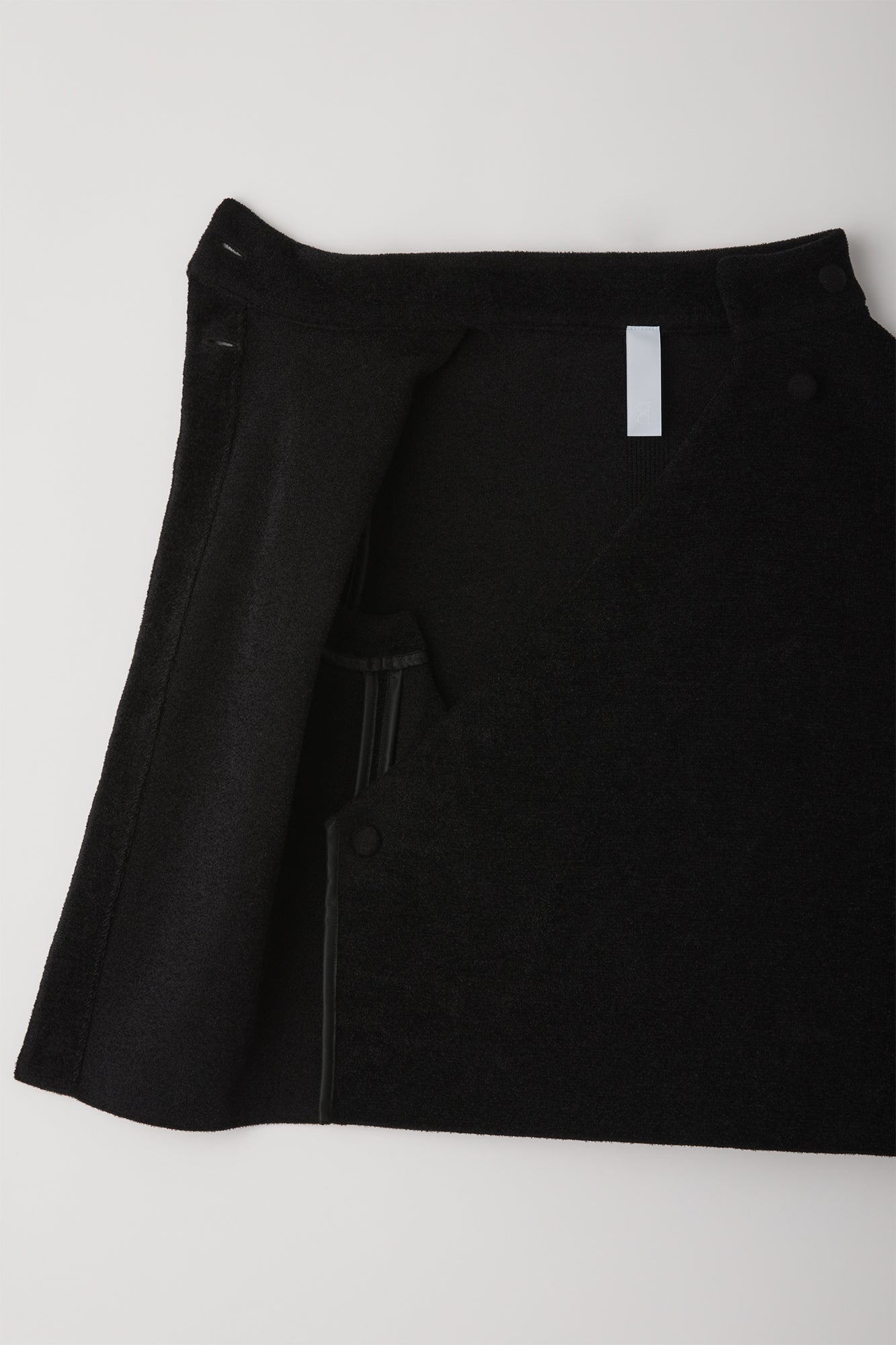 MILAN RIB VELVET STAND-UP COLLAR VEST