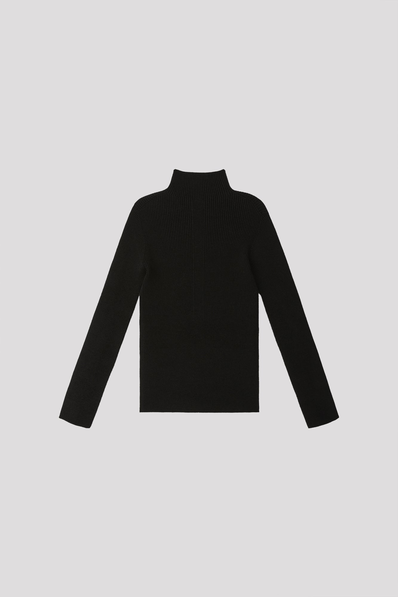 PORTRAIT VELVET MOCKNECK TOP