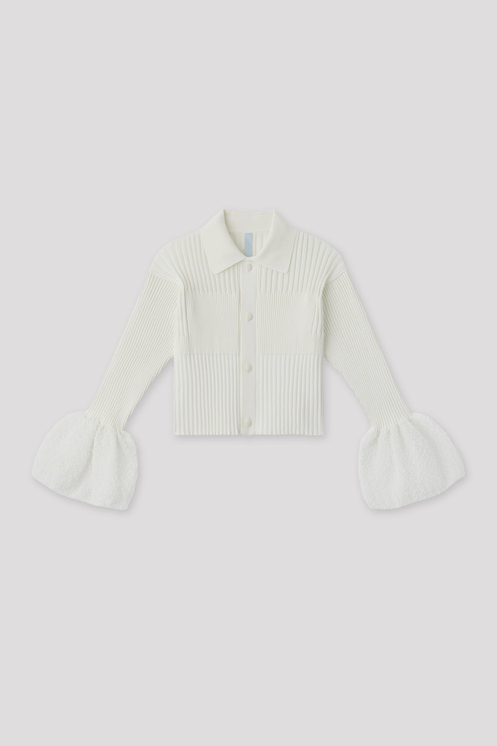 Cfcl Fluted Ornament Cropped Shirt Cardigans 300047037blk main image 1