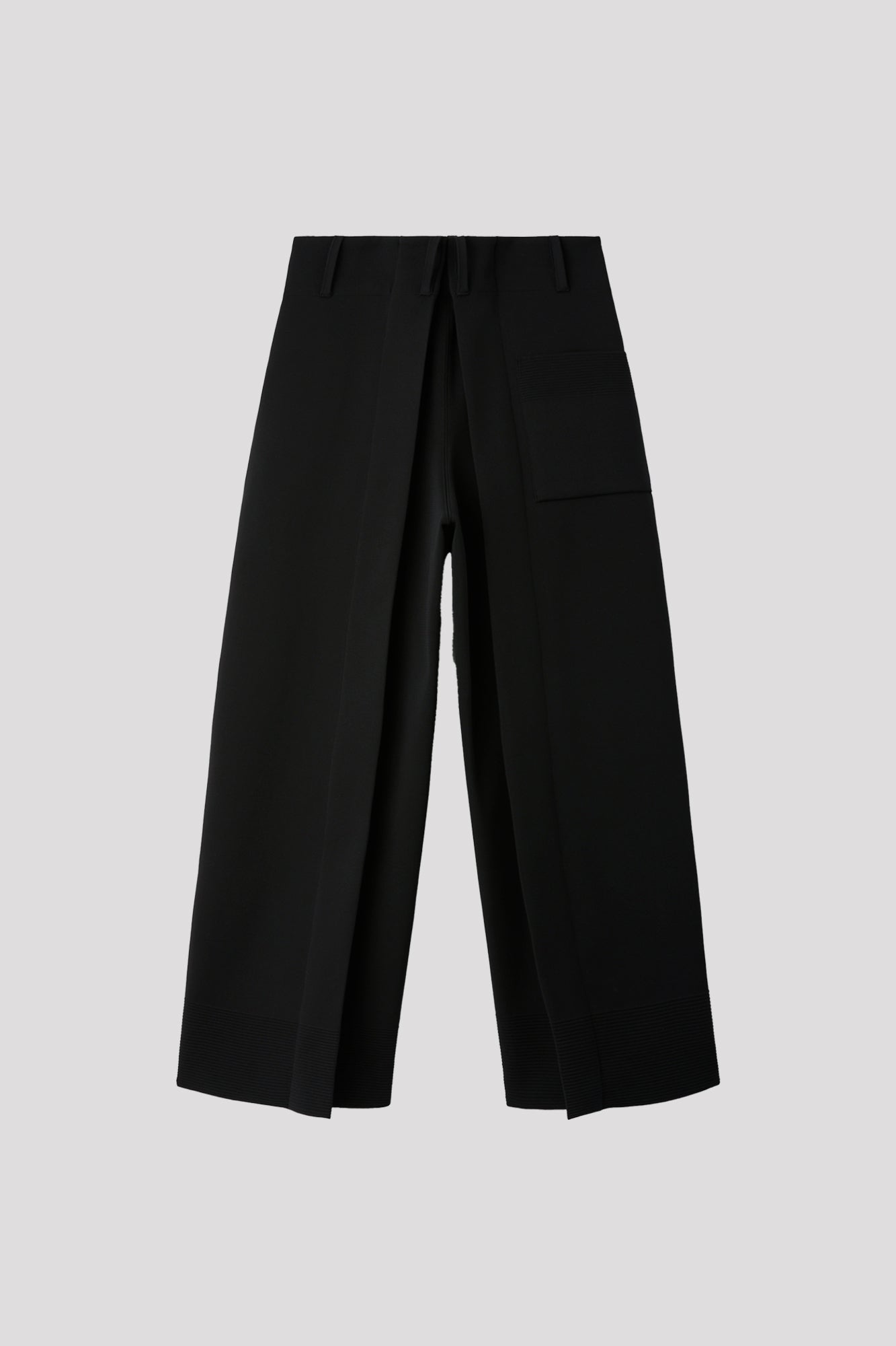 MILAN CREASE WIDE STRAIGHT PANTS