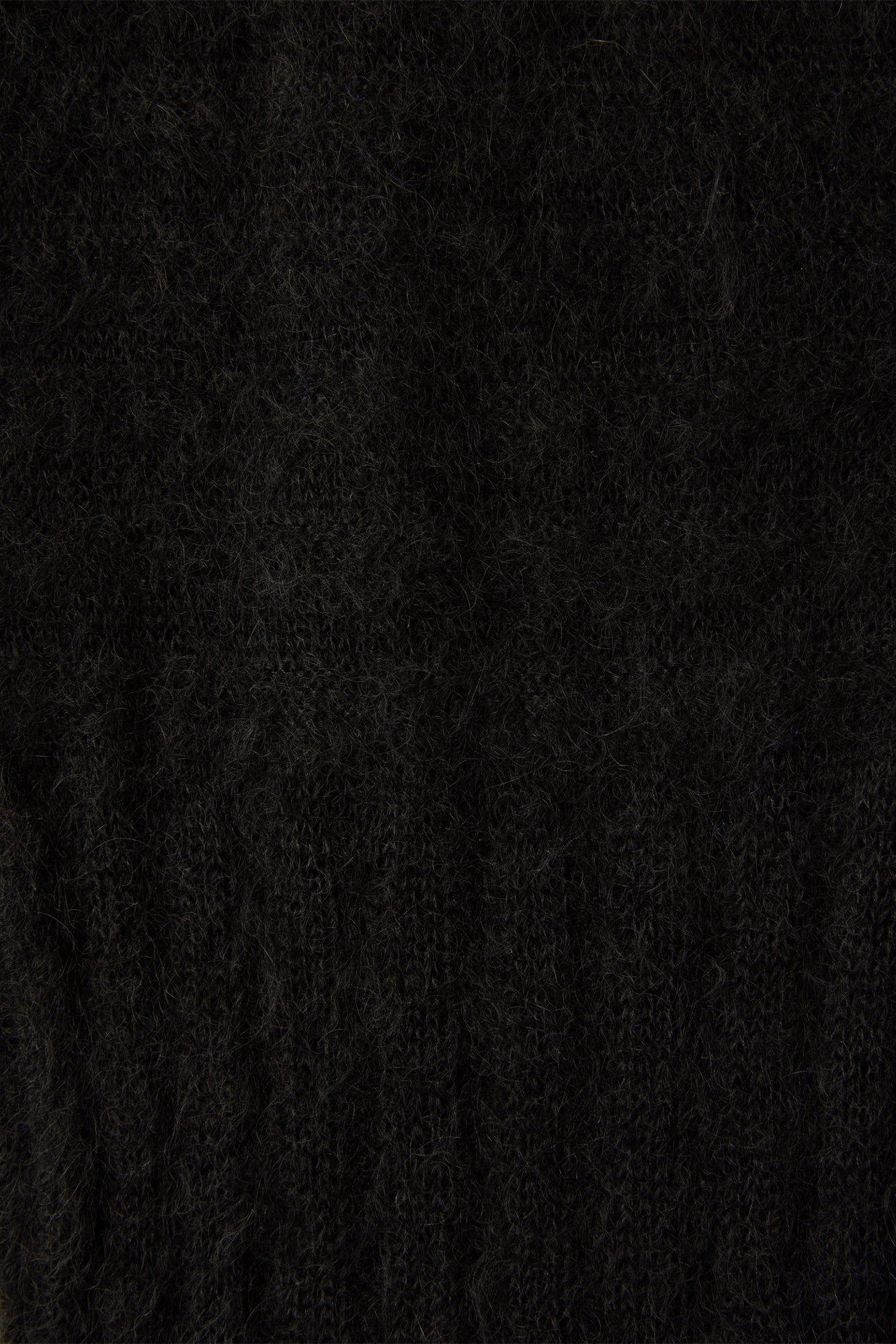 MOHAIR GARTER RIB SCARF