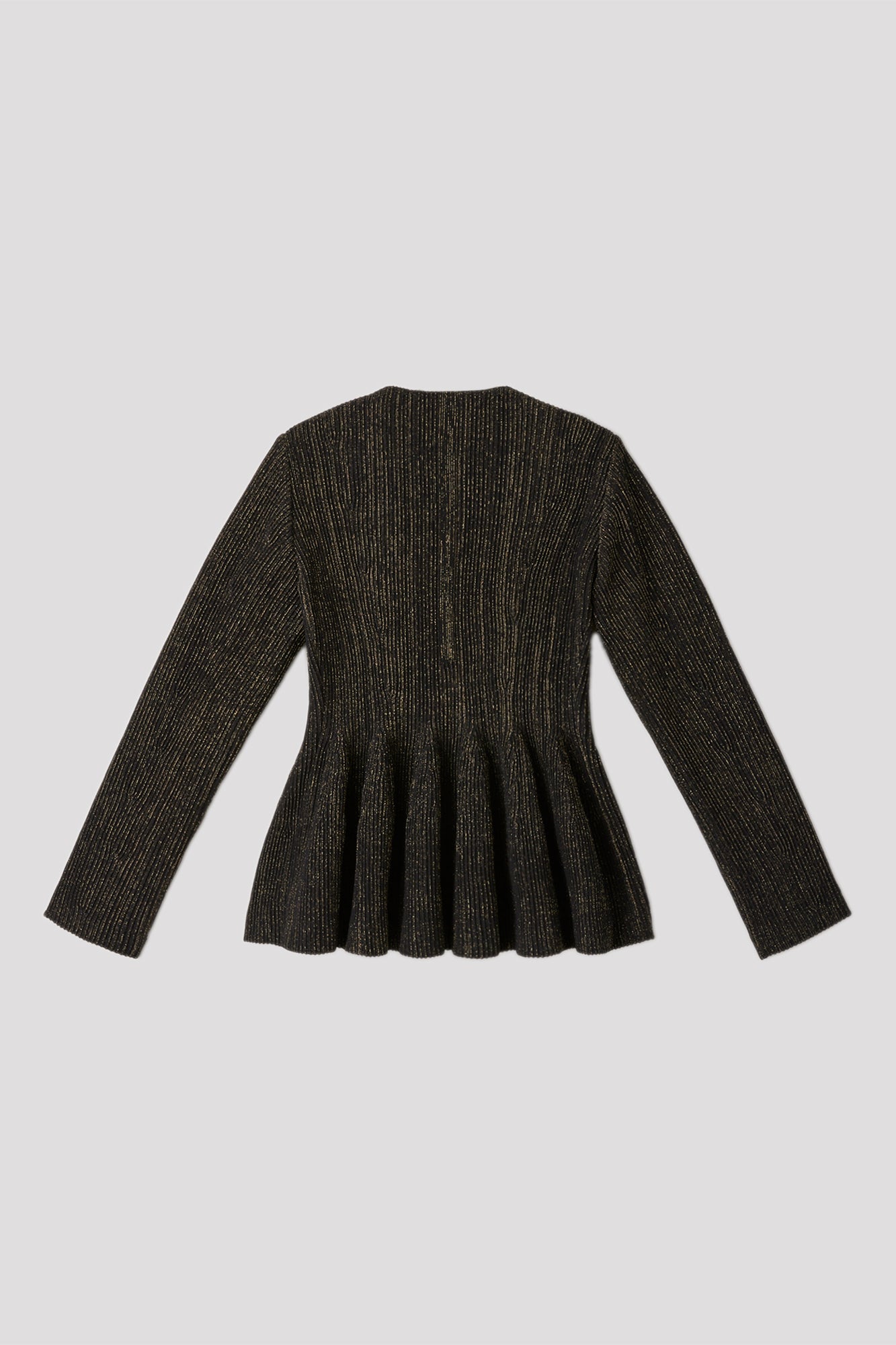 HYPHA GLITTER COLLARLESS ZIP JACKET