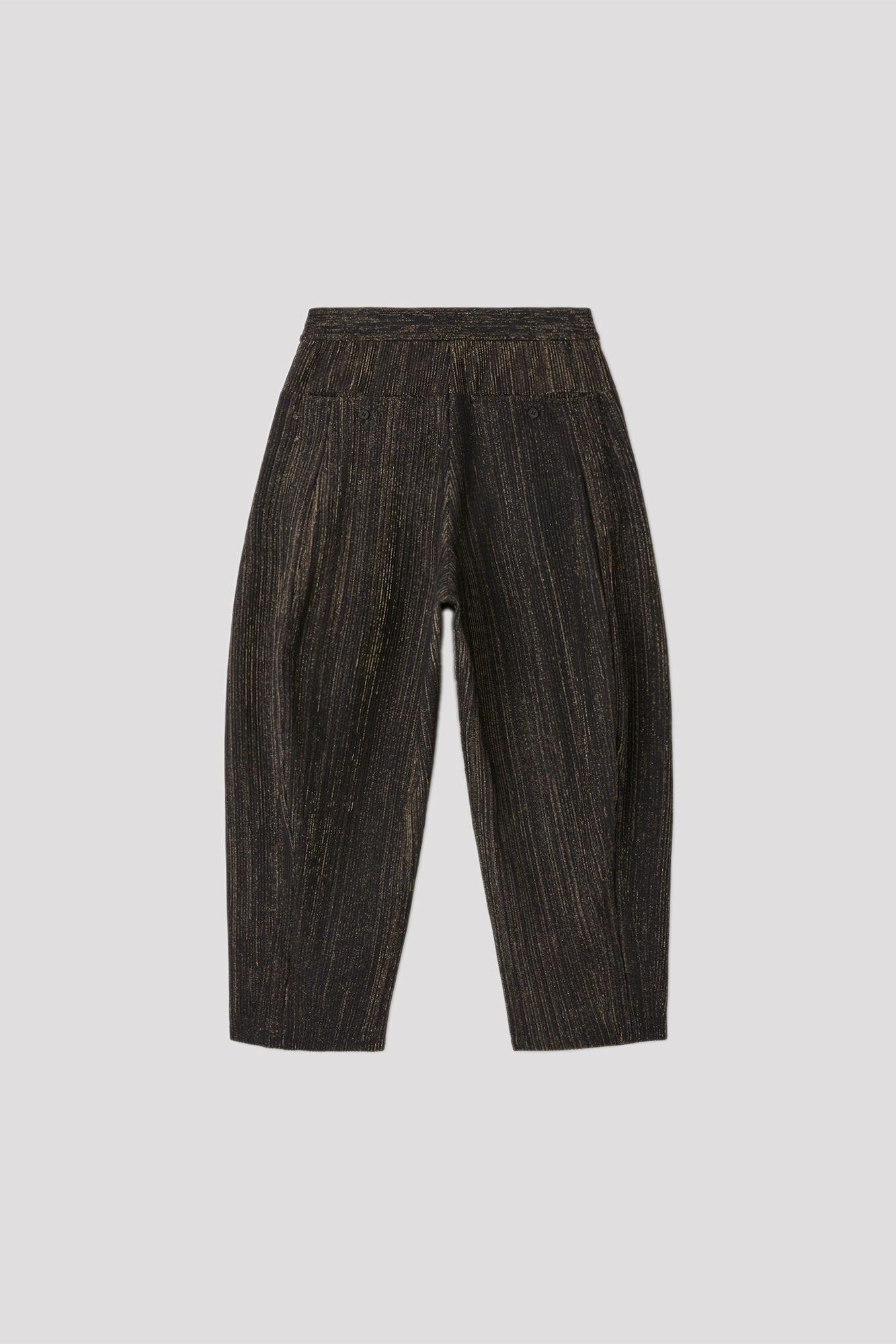 SOFT HYPHA GLITTER CURVED PANTS