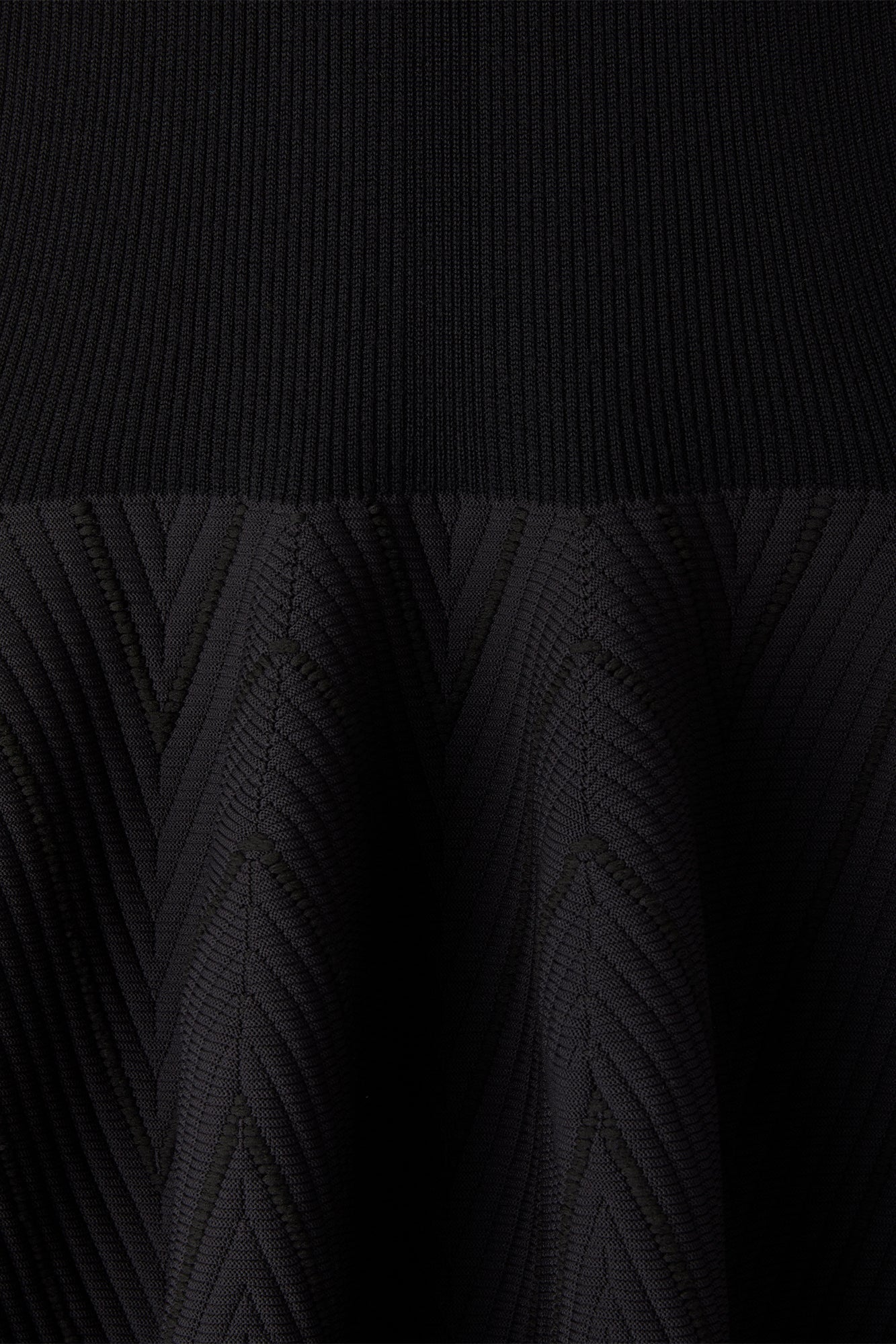 POTTERY HERRINGBONE LONG SLEEVE DRESS