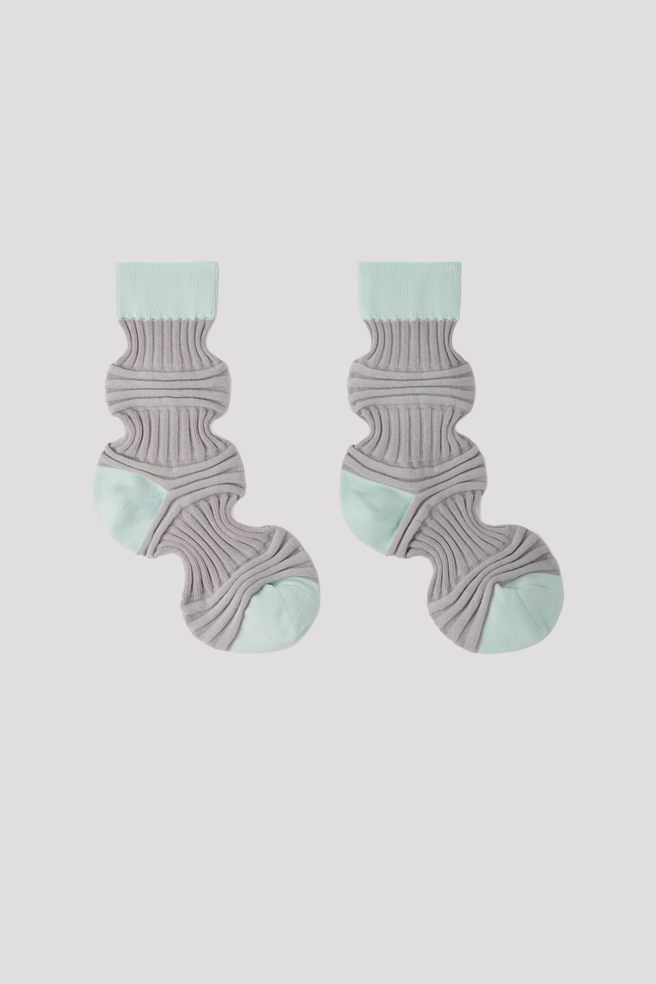 GARTER RIB SOCKS