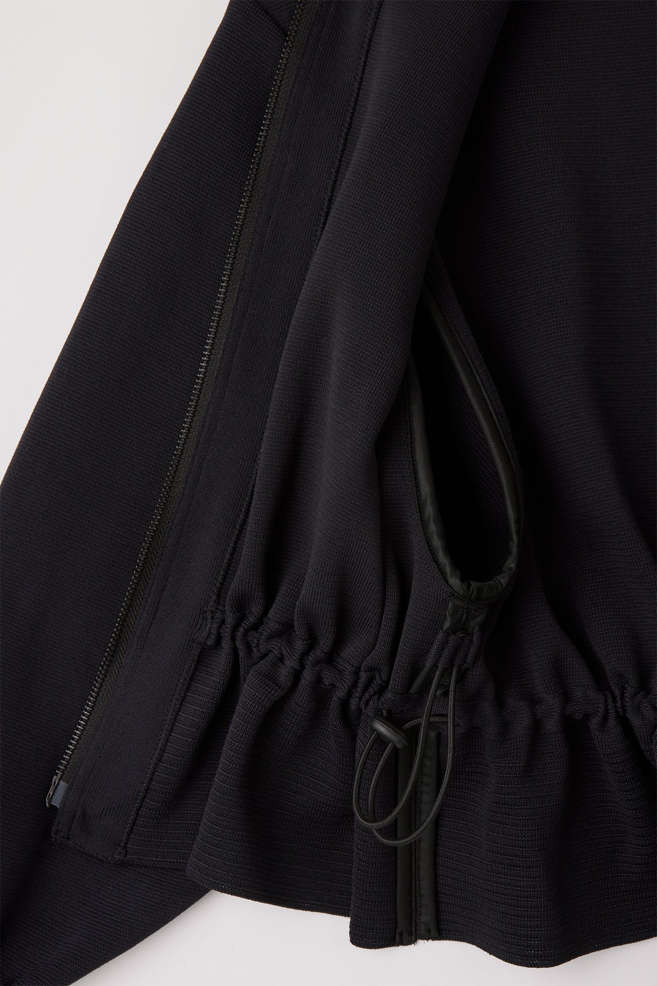 MILAN MARIE SLEEVE CROPPED ZIP BLOUSON