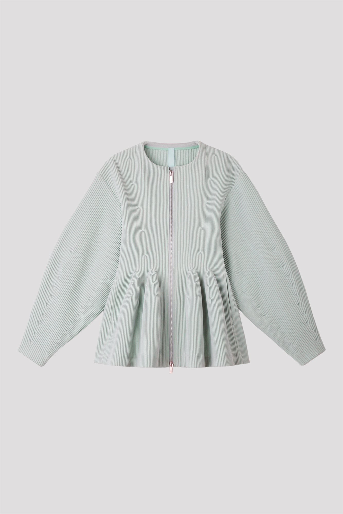 HYPHA PEPLUM ZIP BLOUSON