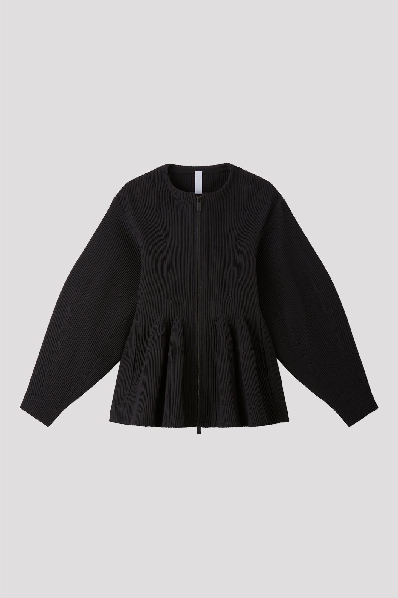 HYPHA PEPLUM ZIP BLOUSON