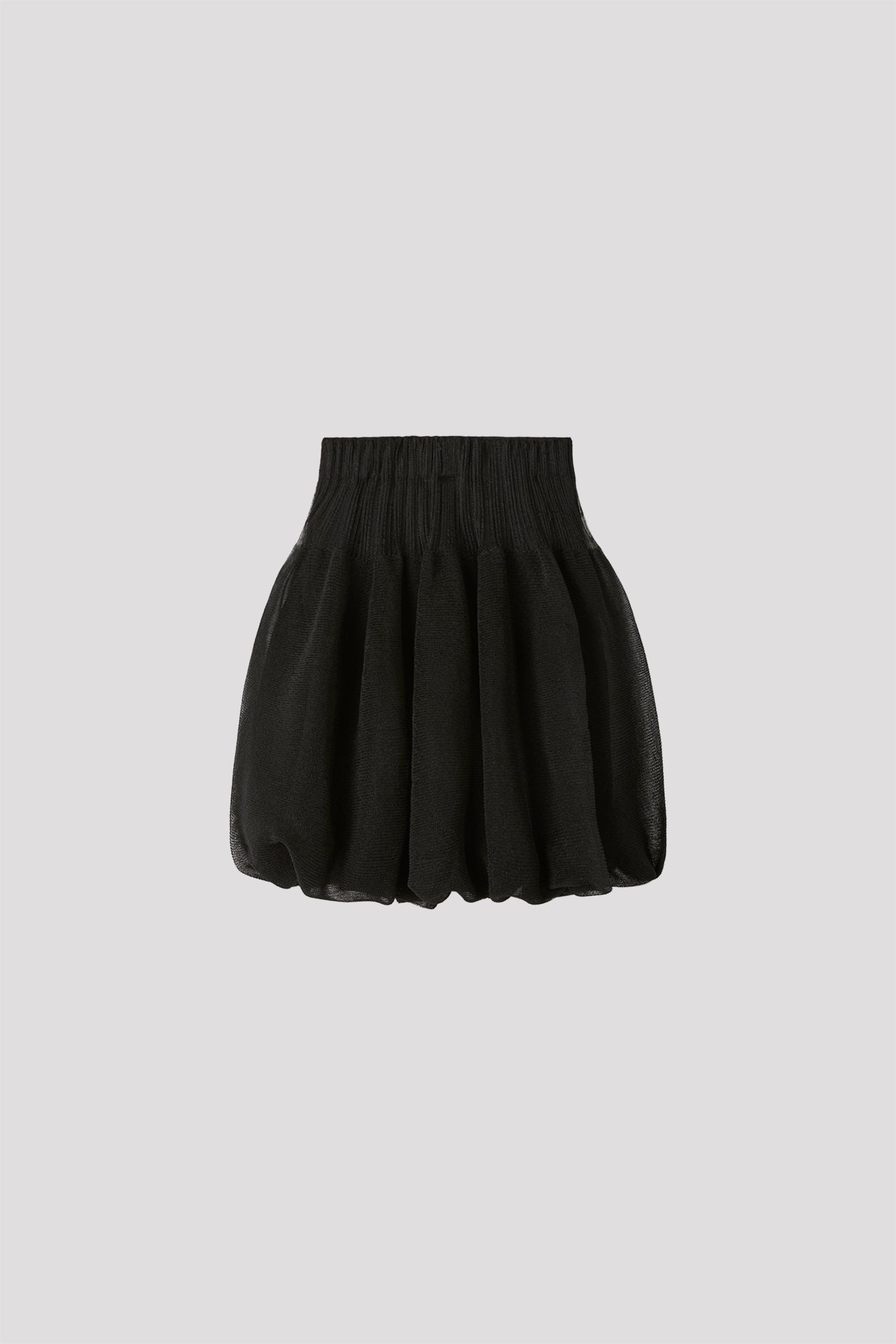 OVERWRAPPED POTTERY MINI SKIRT