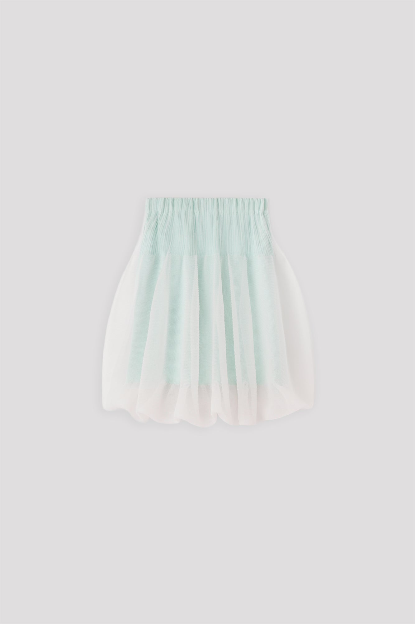 OVERWRAPPED POTTERY MINI SKIRT
