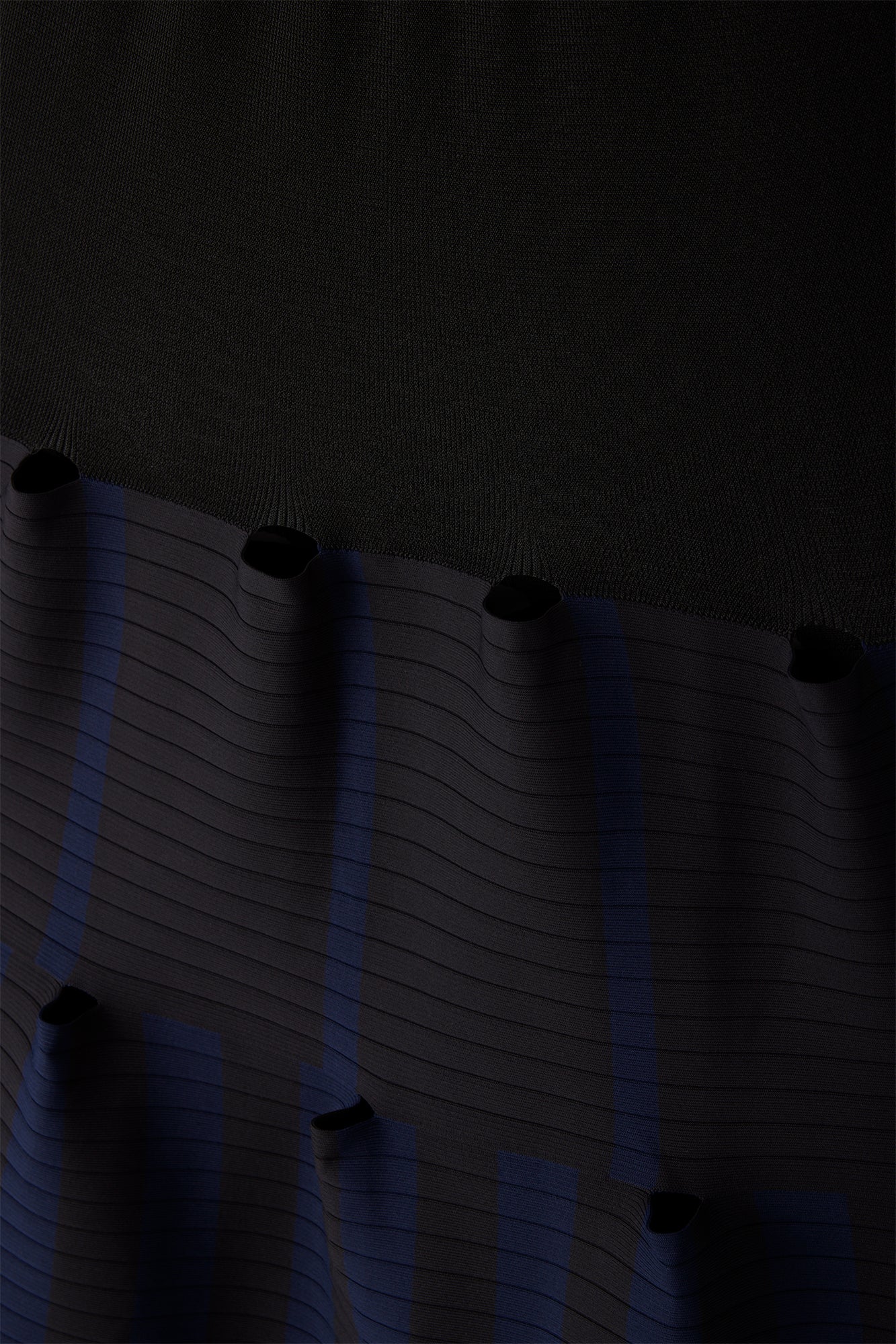 TERRACED LUCENT SLEEVELESS DRESS