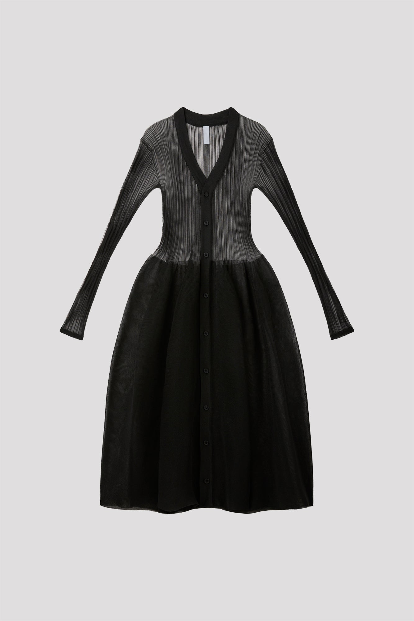 POTTERY LUCENT LONG SLEEVE CARDIGAN DRESS