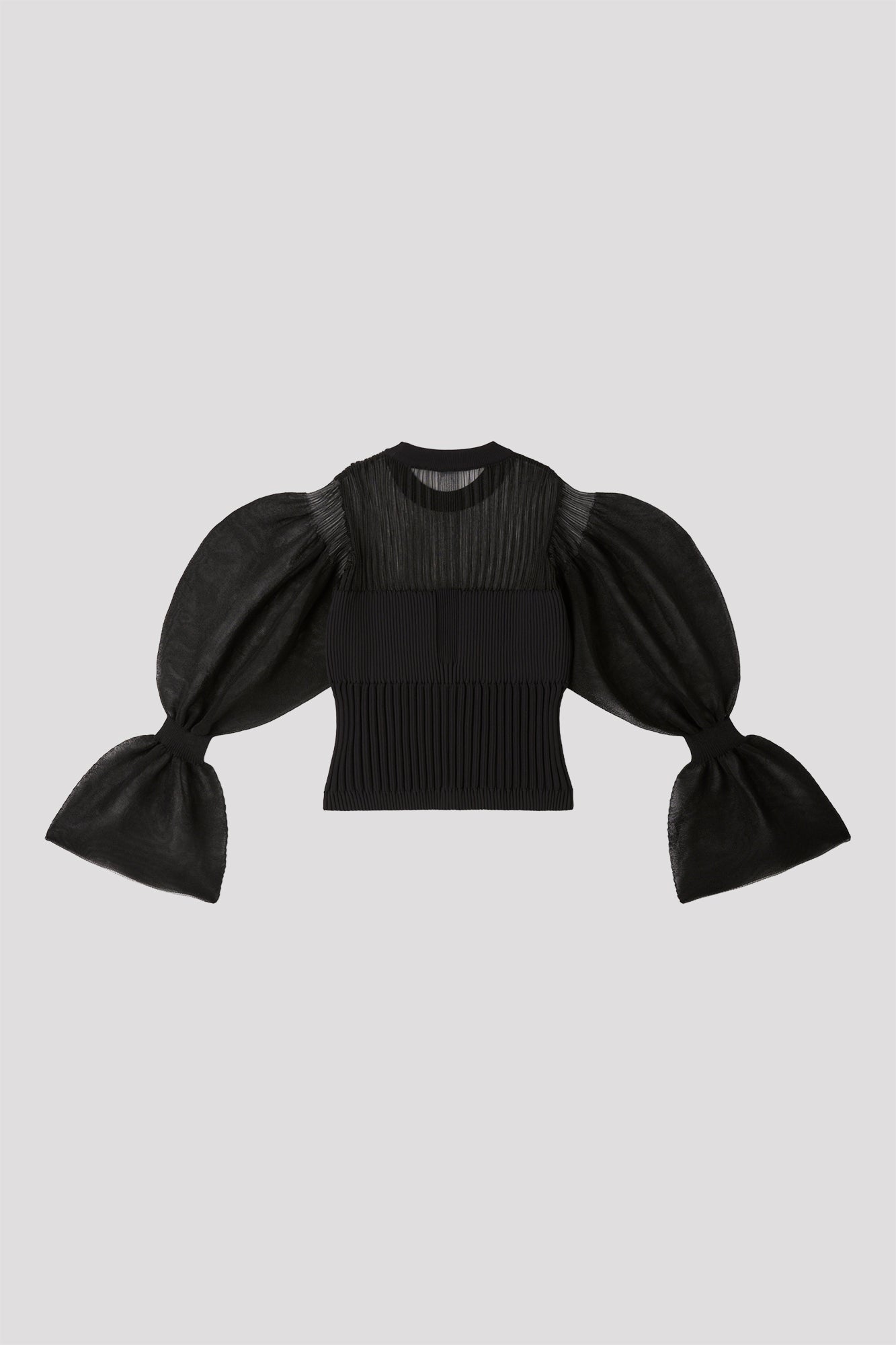 FLUTED LUCENT MARIE SLEEVE TOP