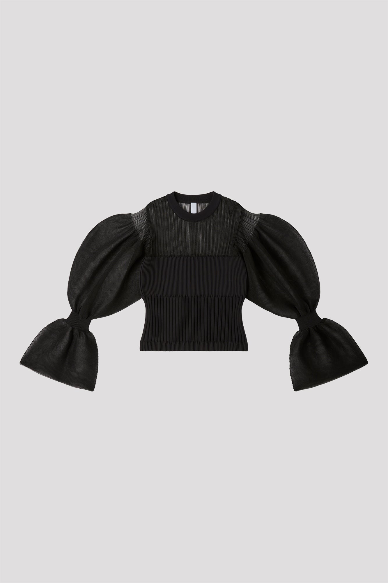 FLUTED LUCENT MARIE SLEEVE TOP