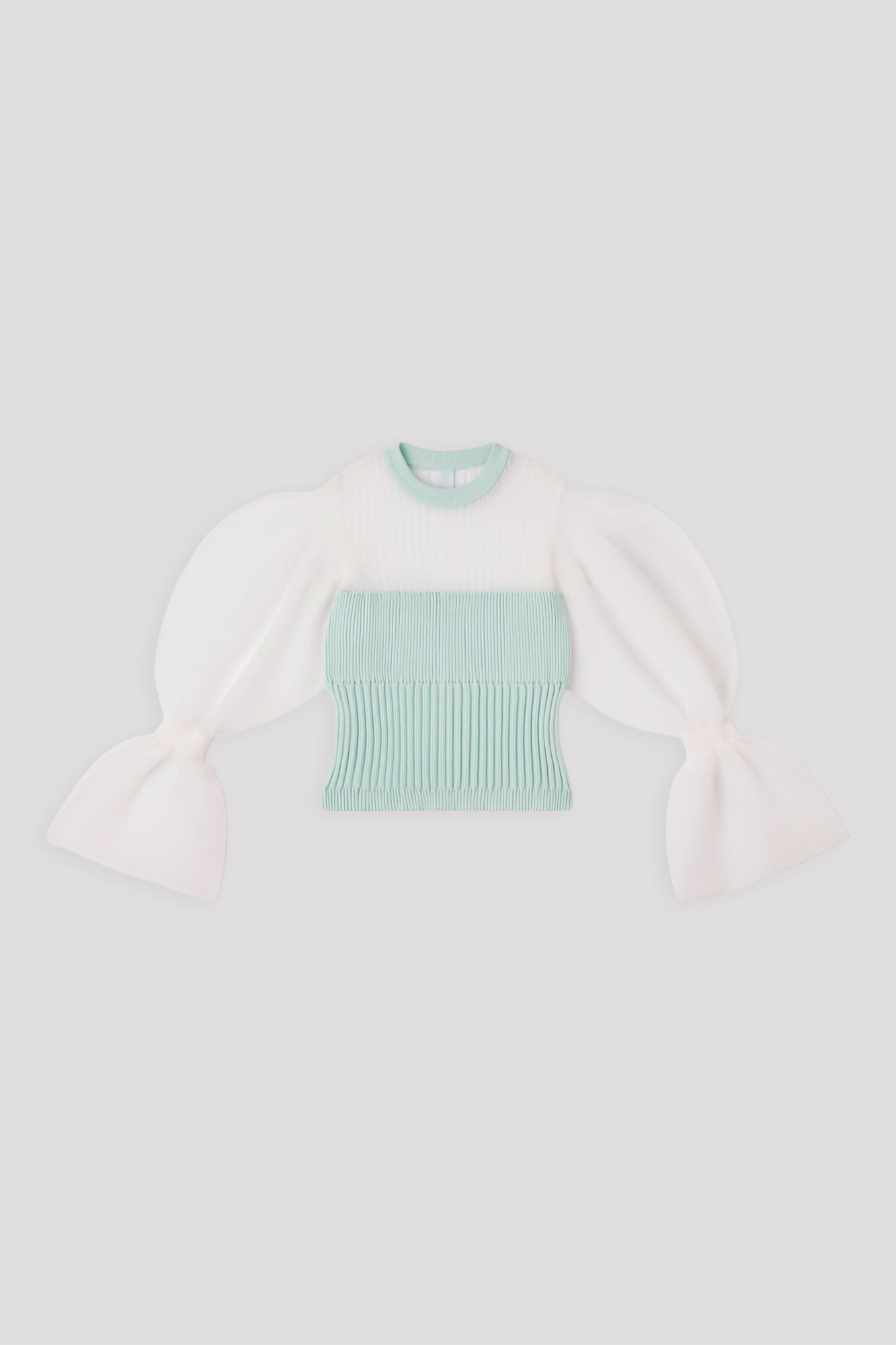 FLUTED LUCENT MARIE SLEEVE TOP