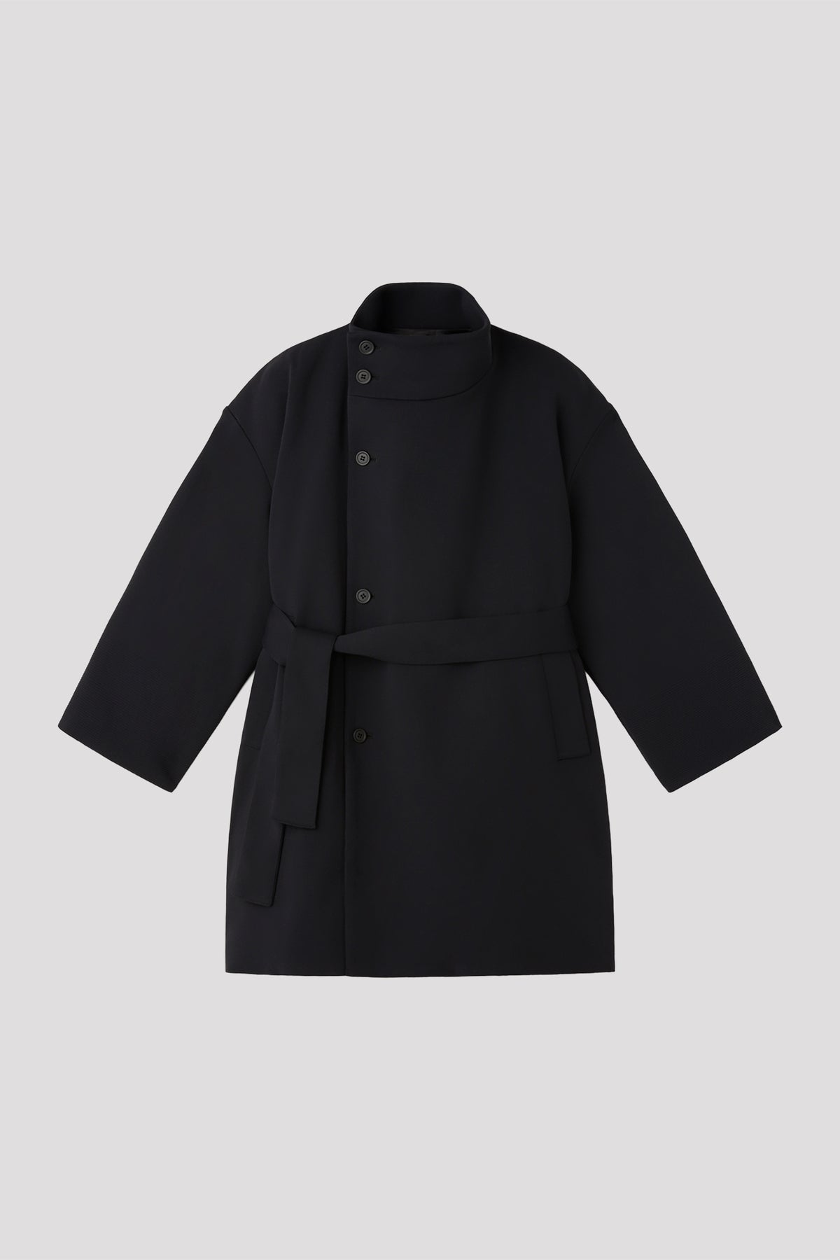 PADDED MILAN STAND COLLAR COAT