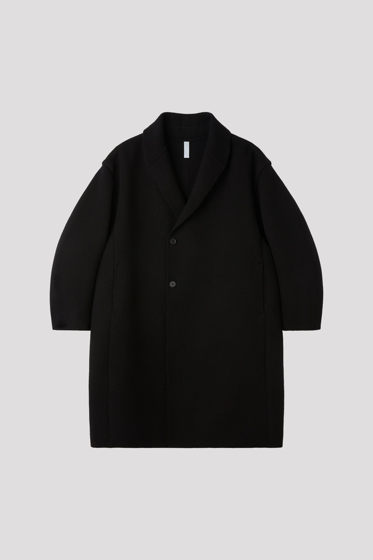 TW INLAY SHAWL COLLAR COAT