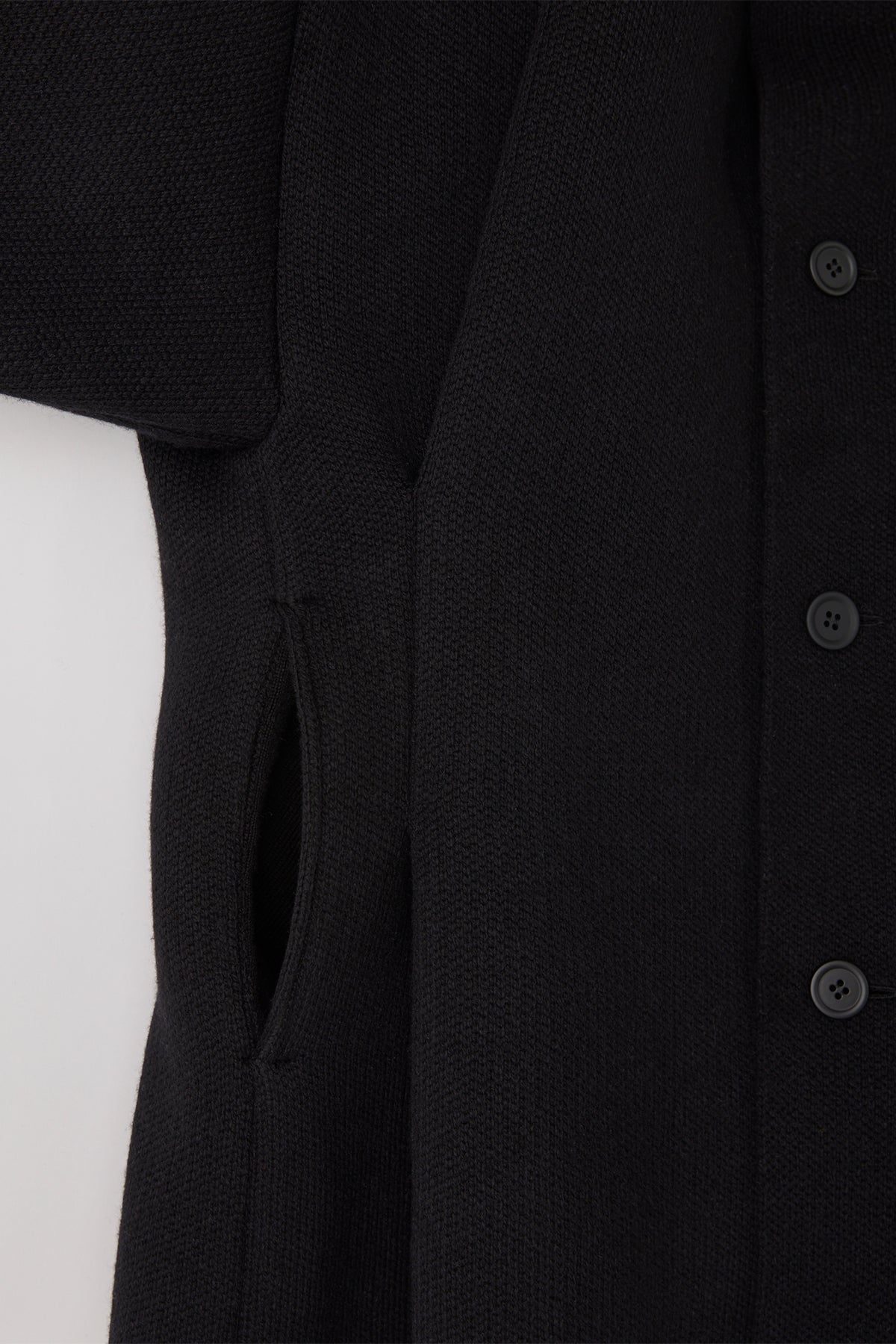 TW INLAY STAND COLLAR TUCKED BLOUSON