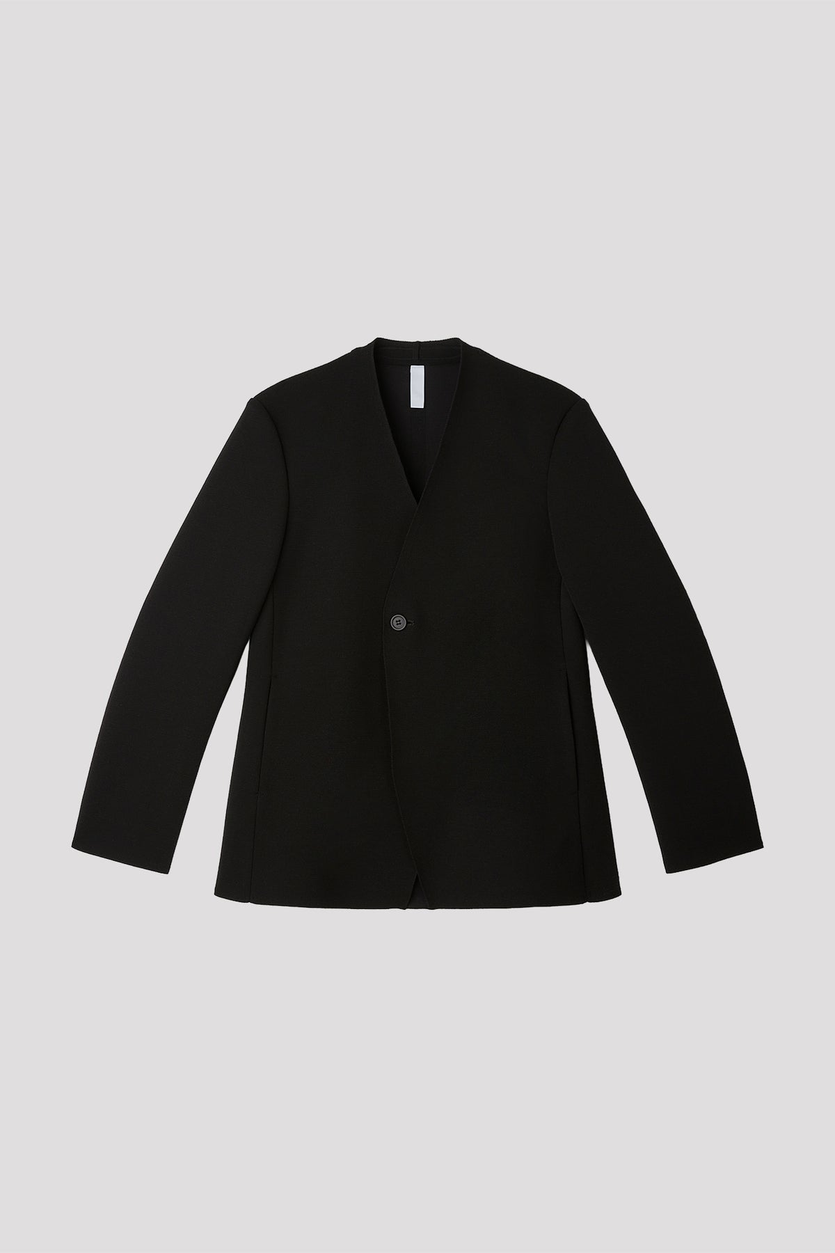 TW MILAN COLLARLESS DOUBLE BREASTED JACKET