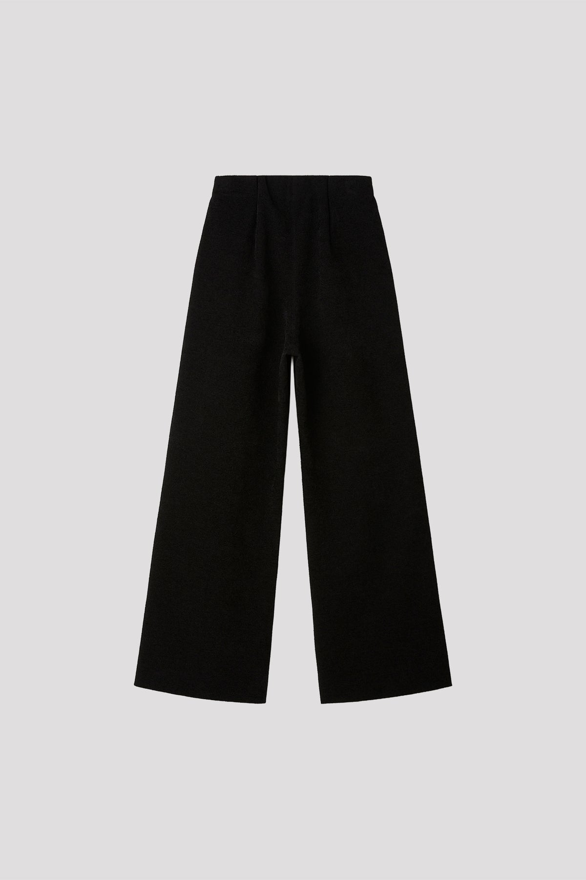SOFT MILAN VELVET WIDE STRAIGHT PANTS