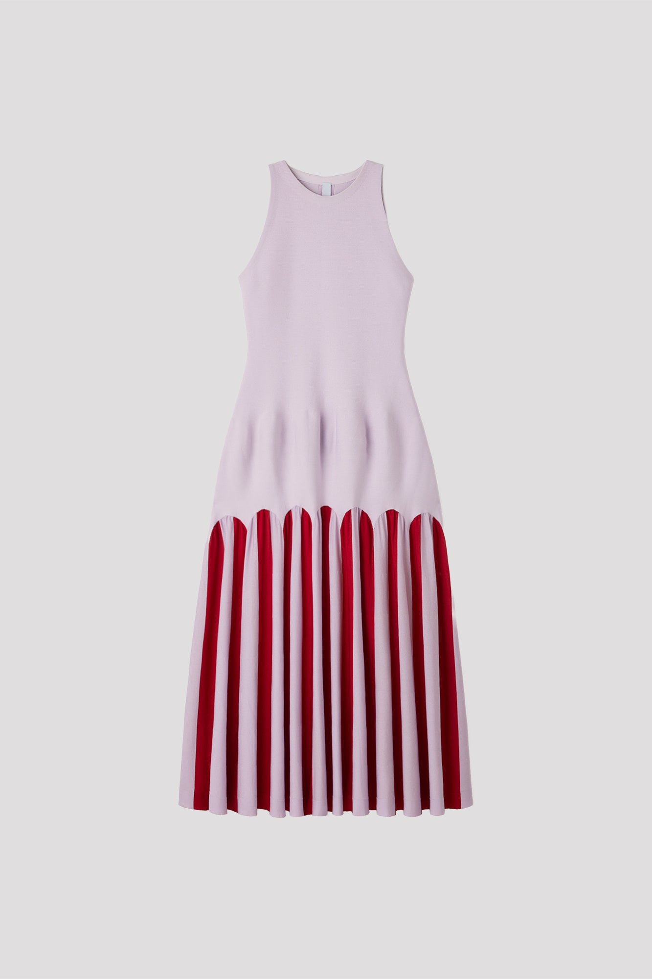 ARCHED SLEEVELESS DRESS