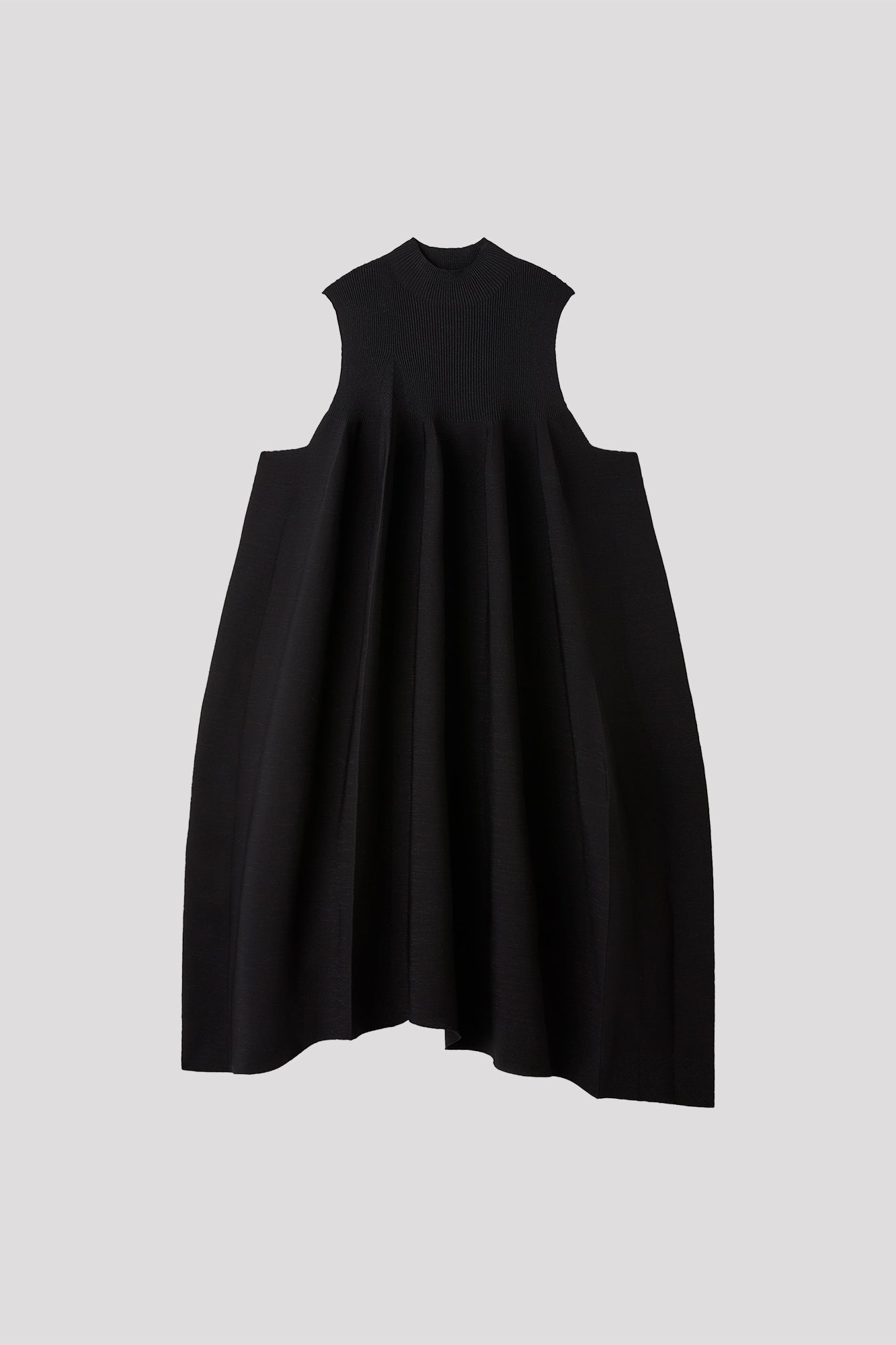POTTERY CREASE GLITTER ASYMMETRIC DRESS