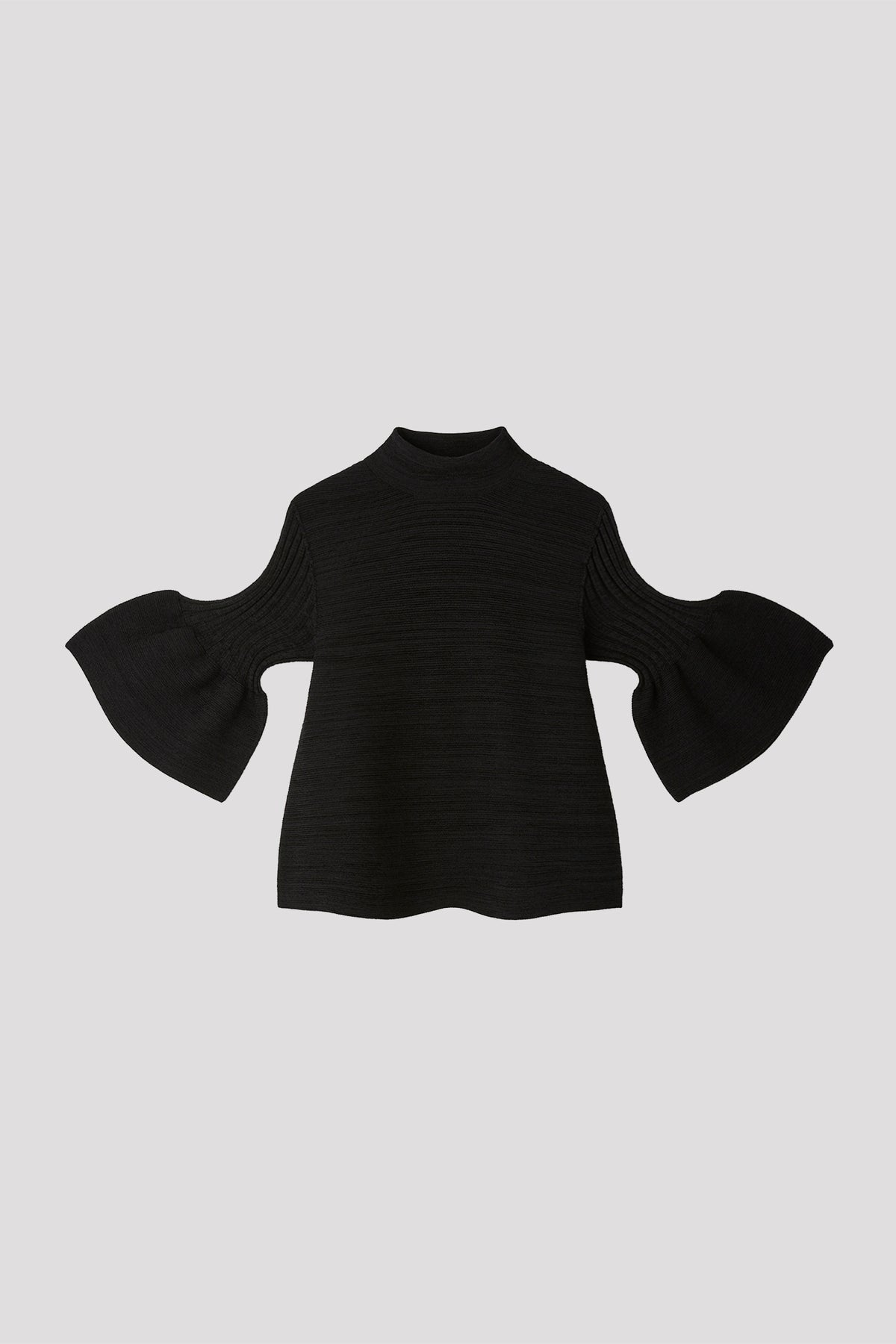 POTTERY VELVET BELL SLEEVE FLARE TOP