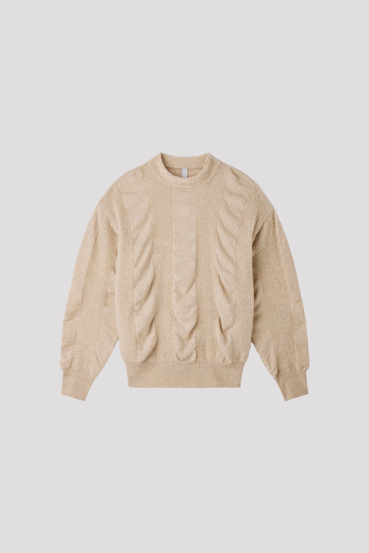 PILE STRIPE PULLOVER