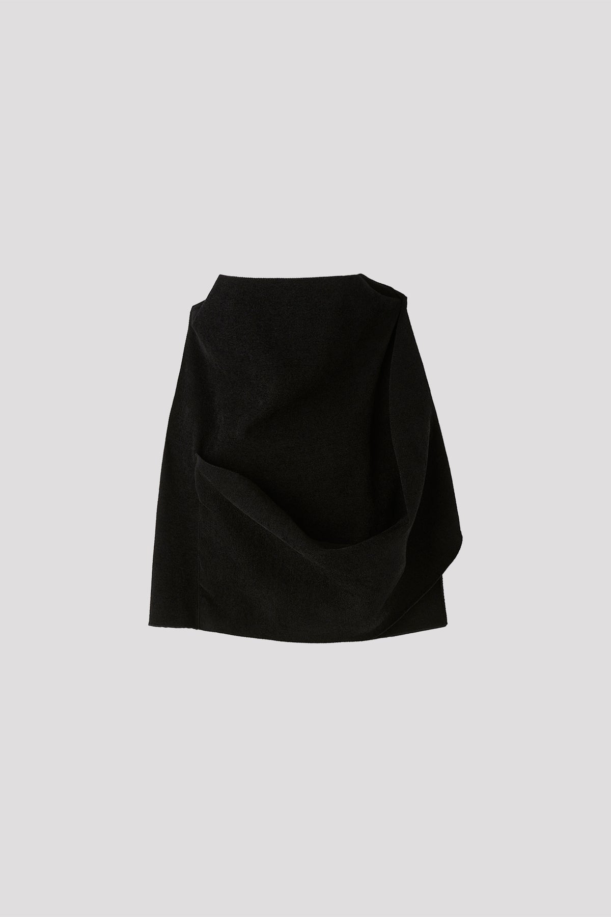 MILAN VELVET DRAPED SLEEVELESS TOP