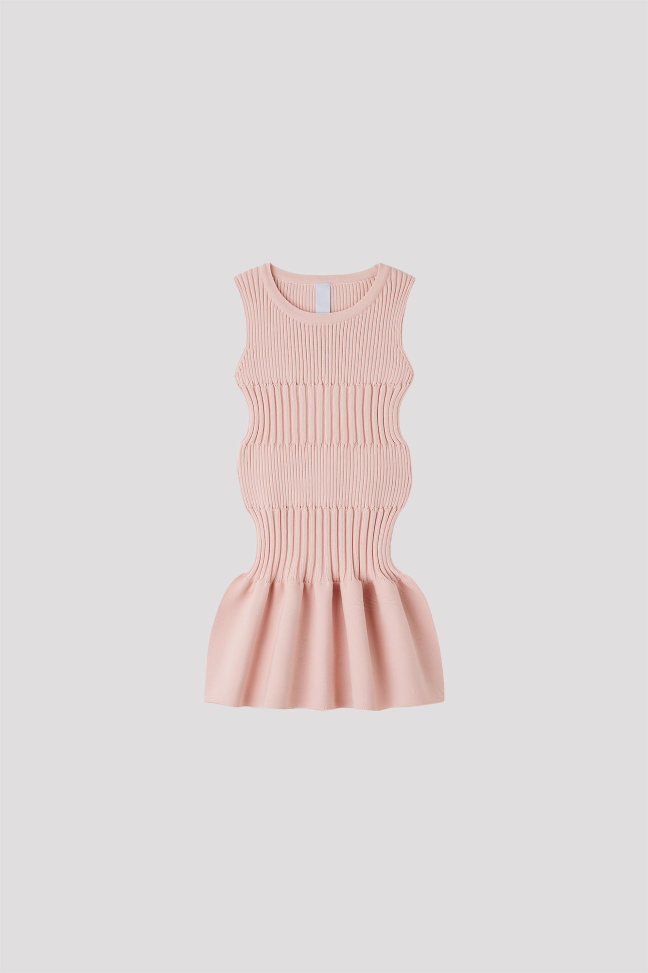 SOFT FLUTED KID SLEEVELESS DRESS