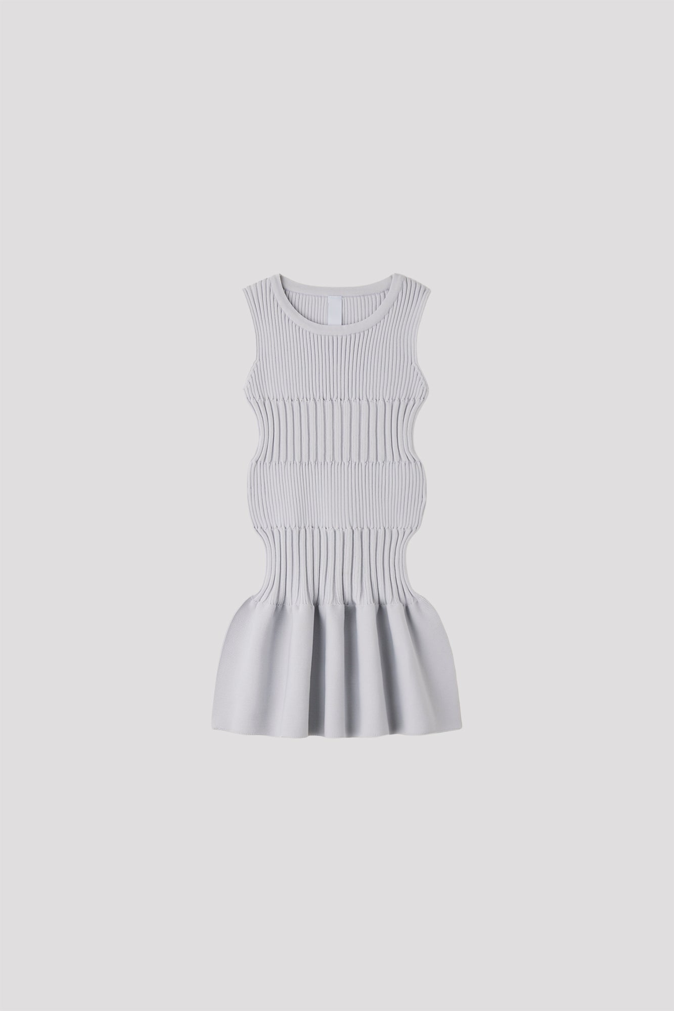 SOFT FLUTED KID SLEEVELESS DRESS