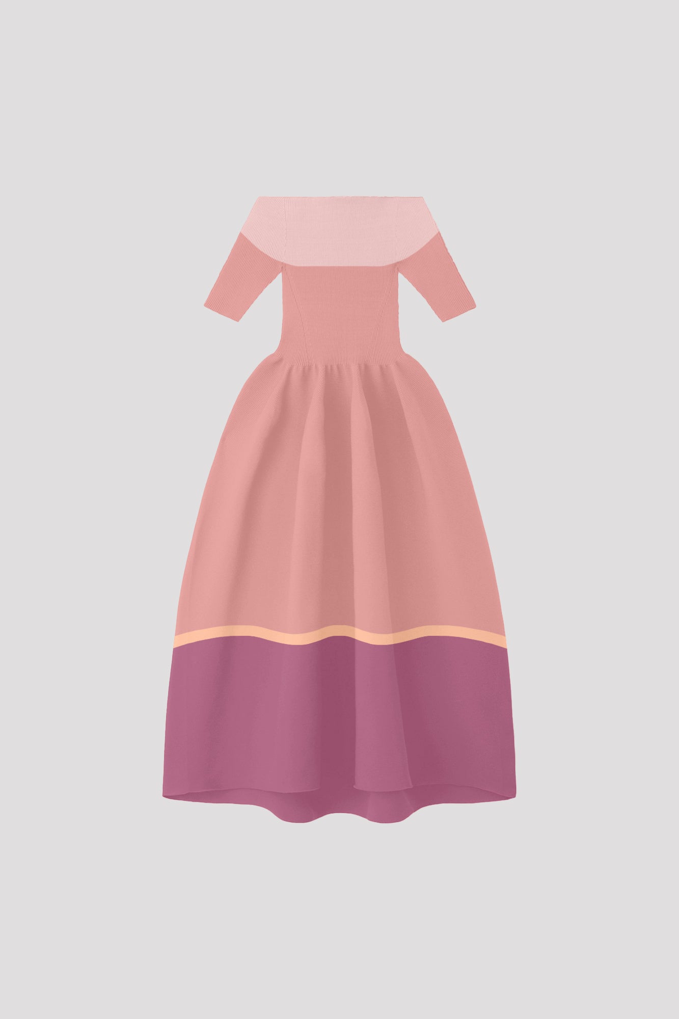 POTTERY HS OFF SHOULDER SHORT SLEEVE DRESS