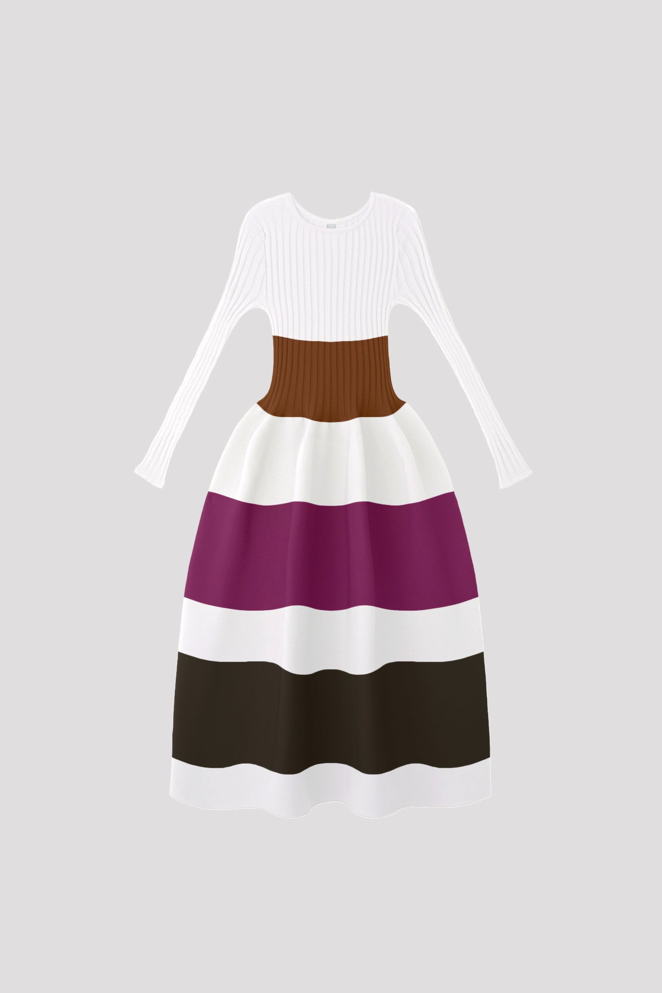 POTTERY LONG SLEEVE DRESS