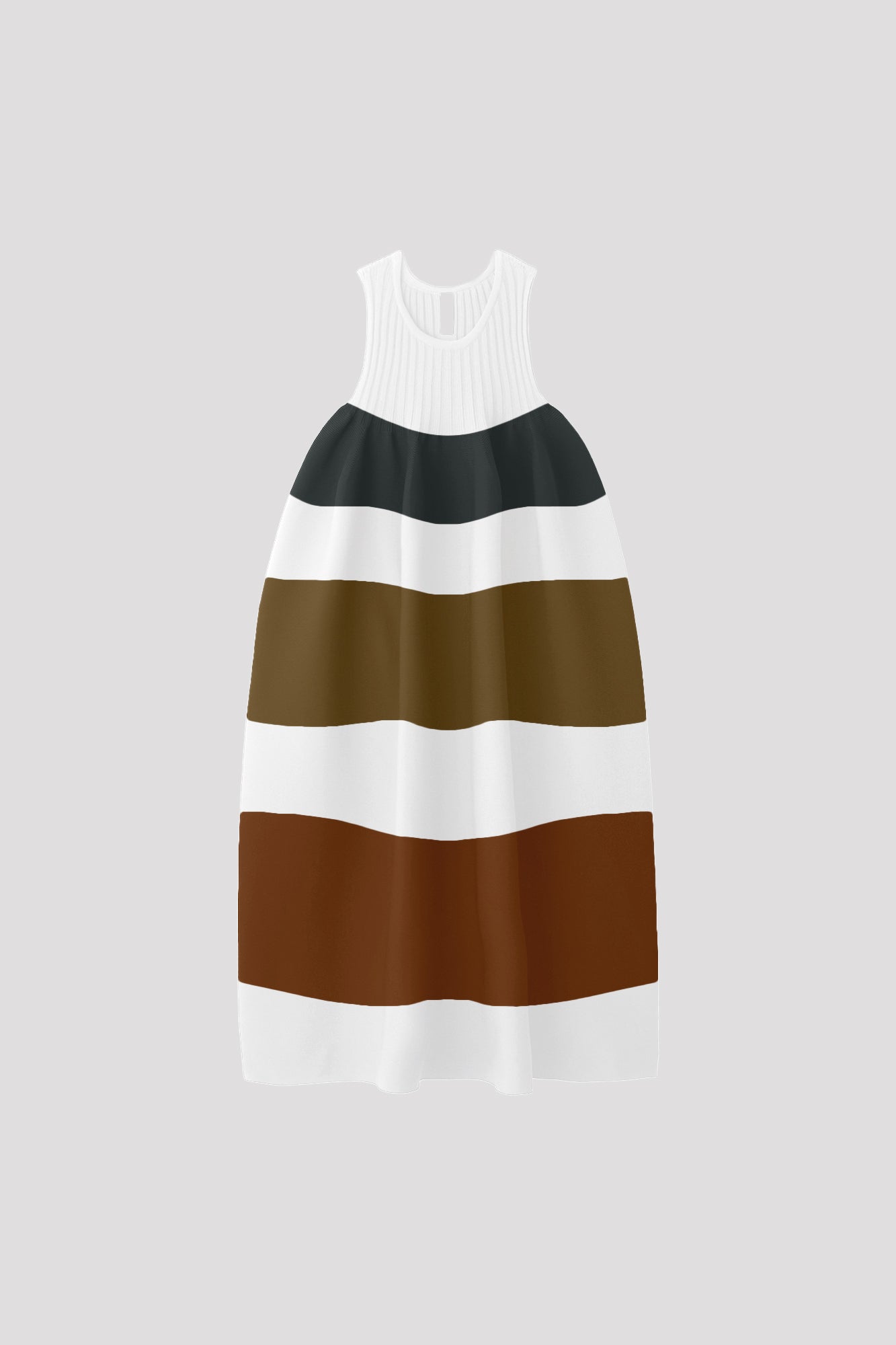 POTTERY SLEEVELESS BUST FLARE DRESS
