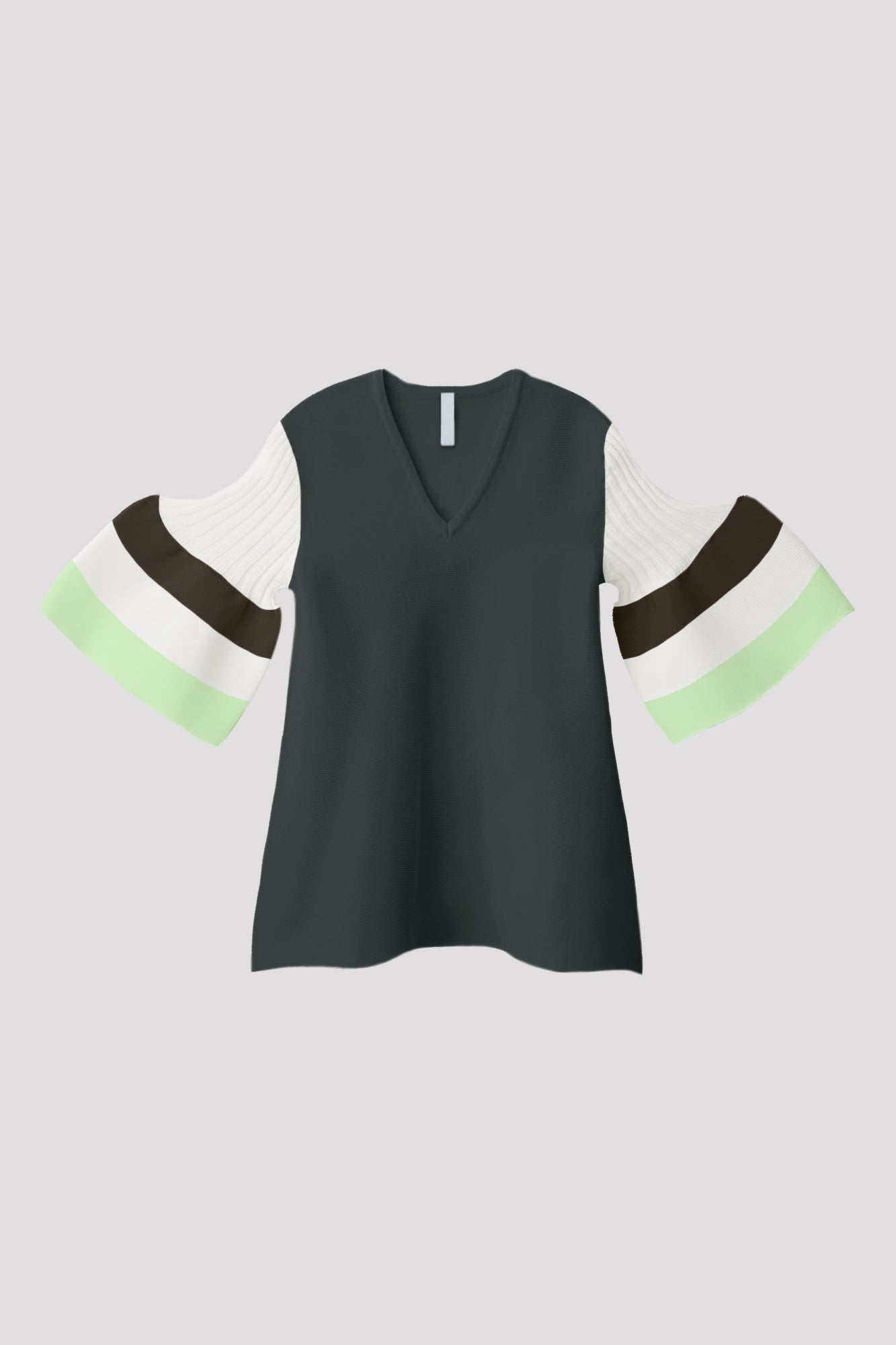 POTTERY SHORT BELL SLEEVE FLARE TOP