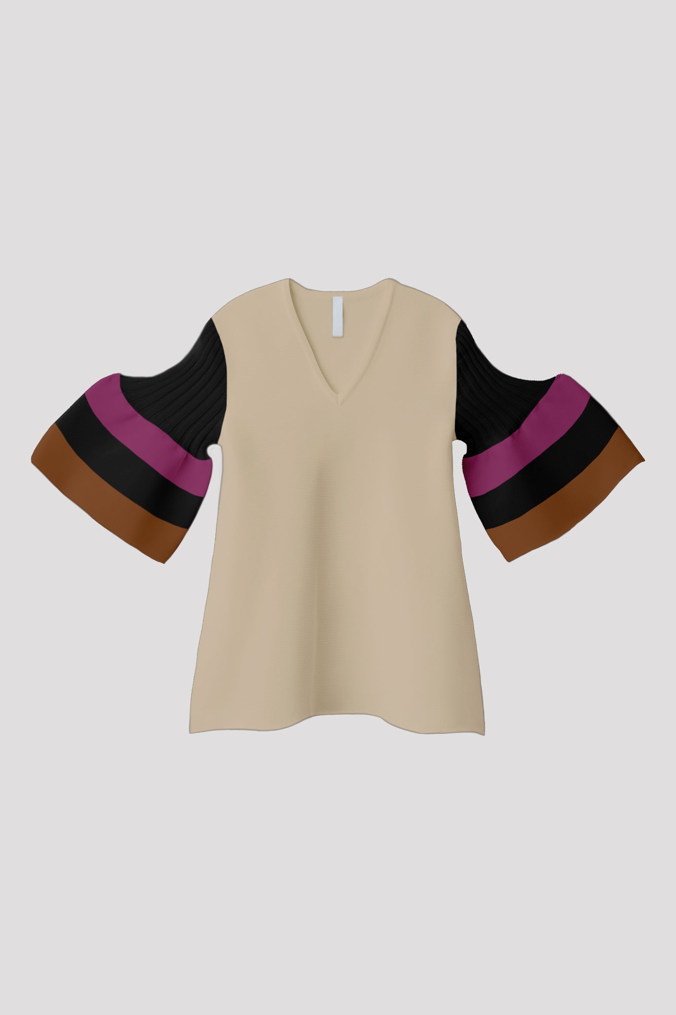 POTTERY SHORT BELL SLEEVE FLARE TOP