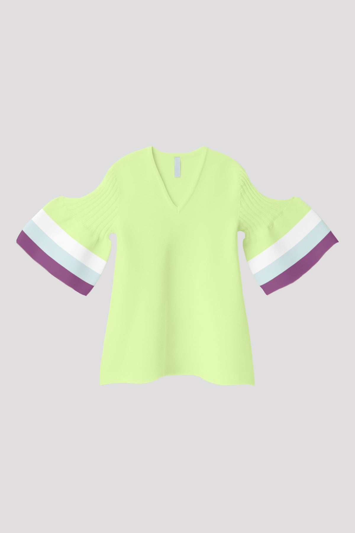 POTTERY SHORT BELL SLEEVE FLARE TOP