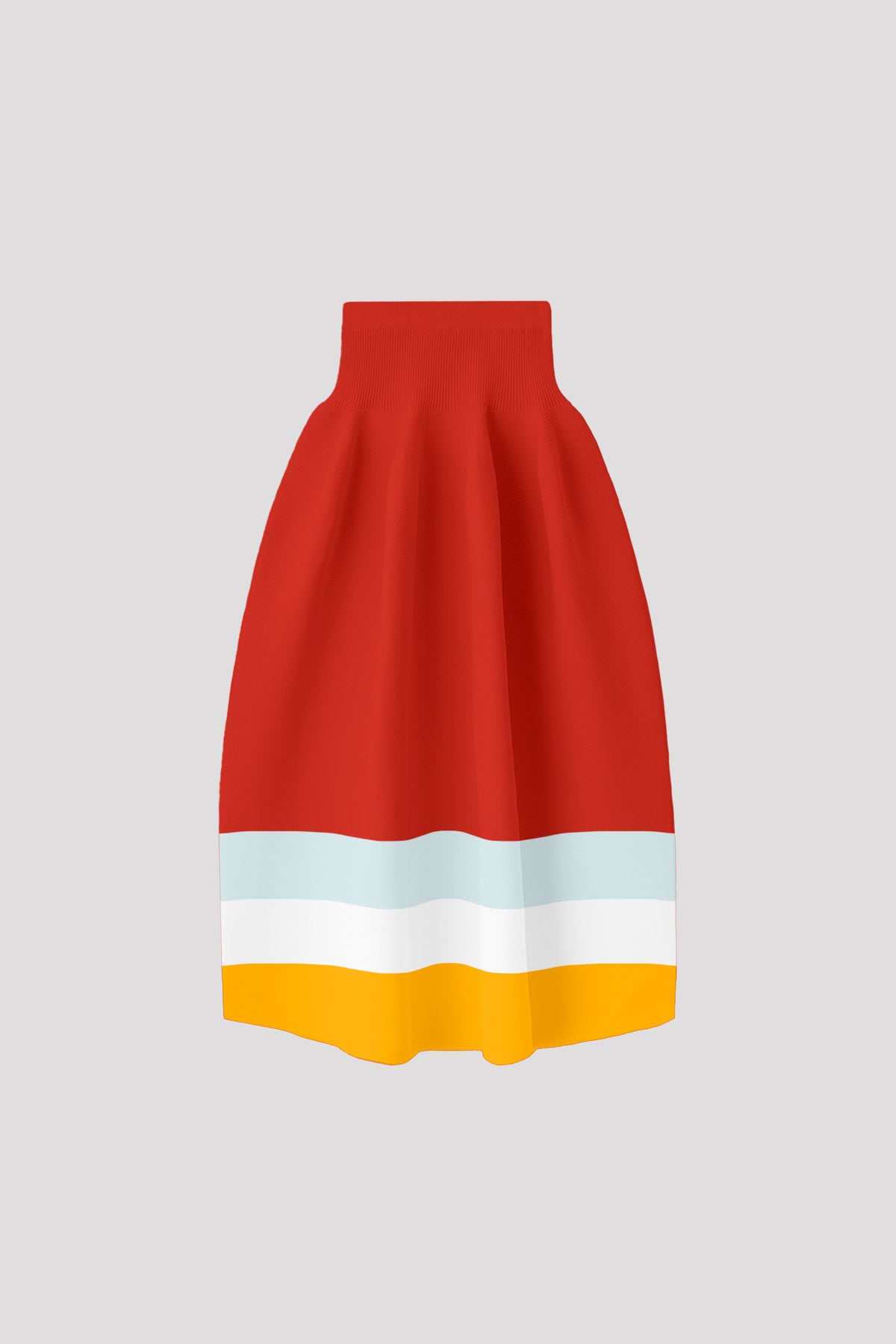 POTTERY LONG BELL SLEEVE FLARE DRESS