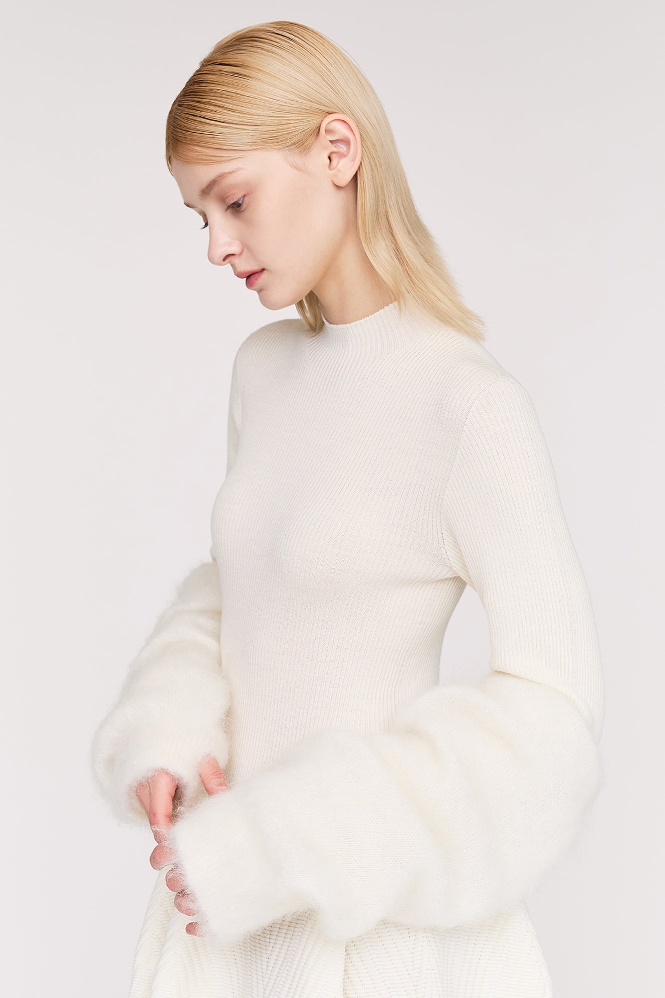 MOHAIR ARM AND LEG WARMERS