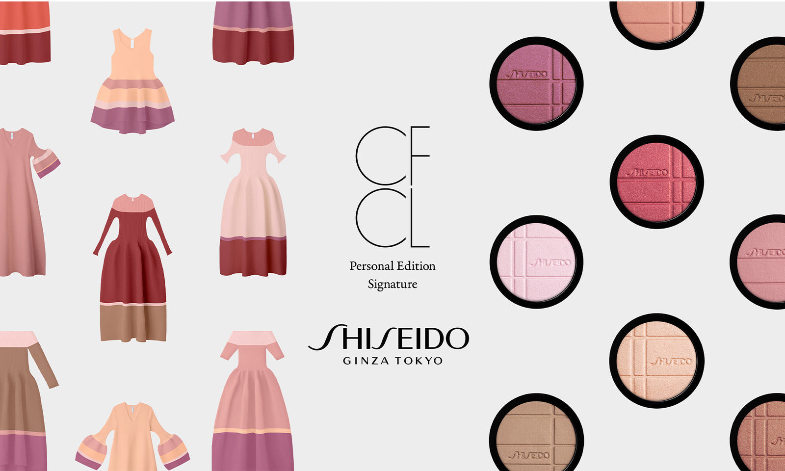 CFCLがSHISEIDOとコラボレーション<br>Personal Edition “Signature” にメイクの色彩を纏う限定パレットが登場