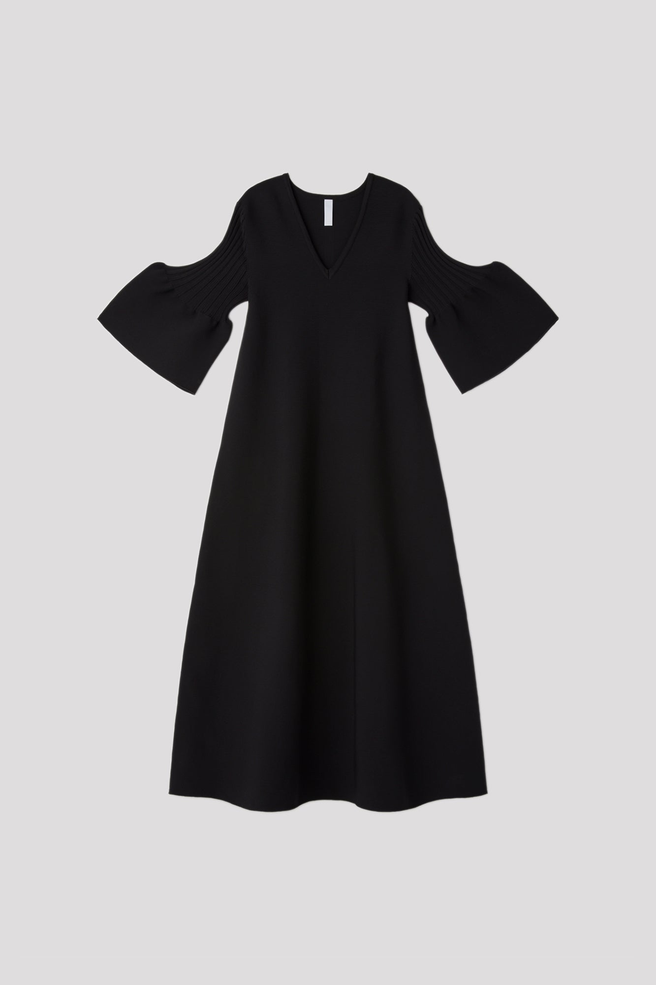 CFCL 半袖ワンピース 黒とオレンジ CFCL 半袖ワンピース 黒とオレンジ