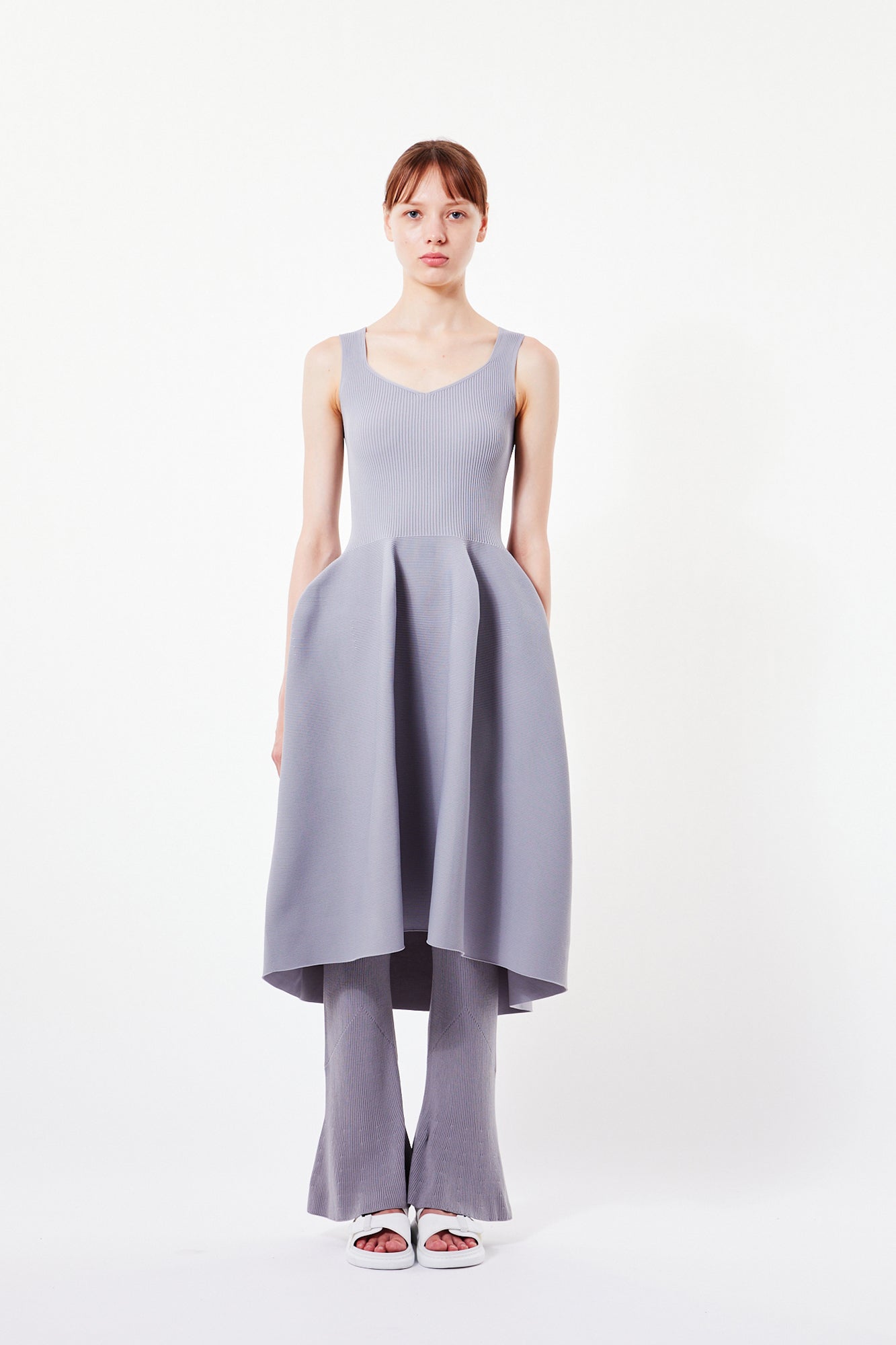 CFCL POTTERY DRESS 8 ネイビー ノースリーブ CFCL POTTERY DRESS 8 ネイビー ノースリーブ POTTERY SLEEVELESS DRESS