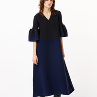 POTTERY SHORT BELL SLEEVE FLARE DRESS