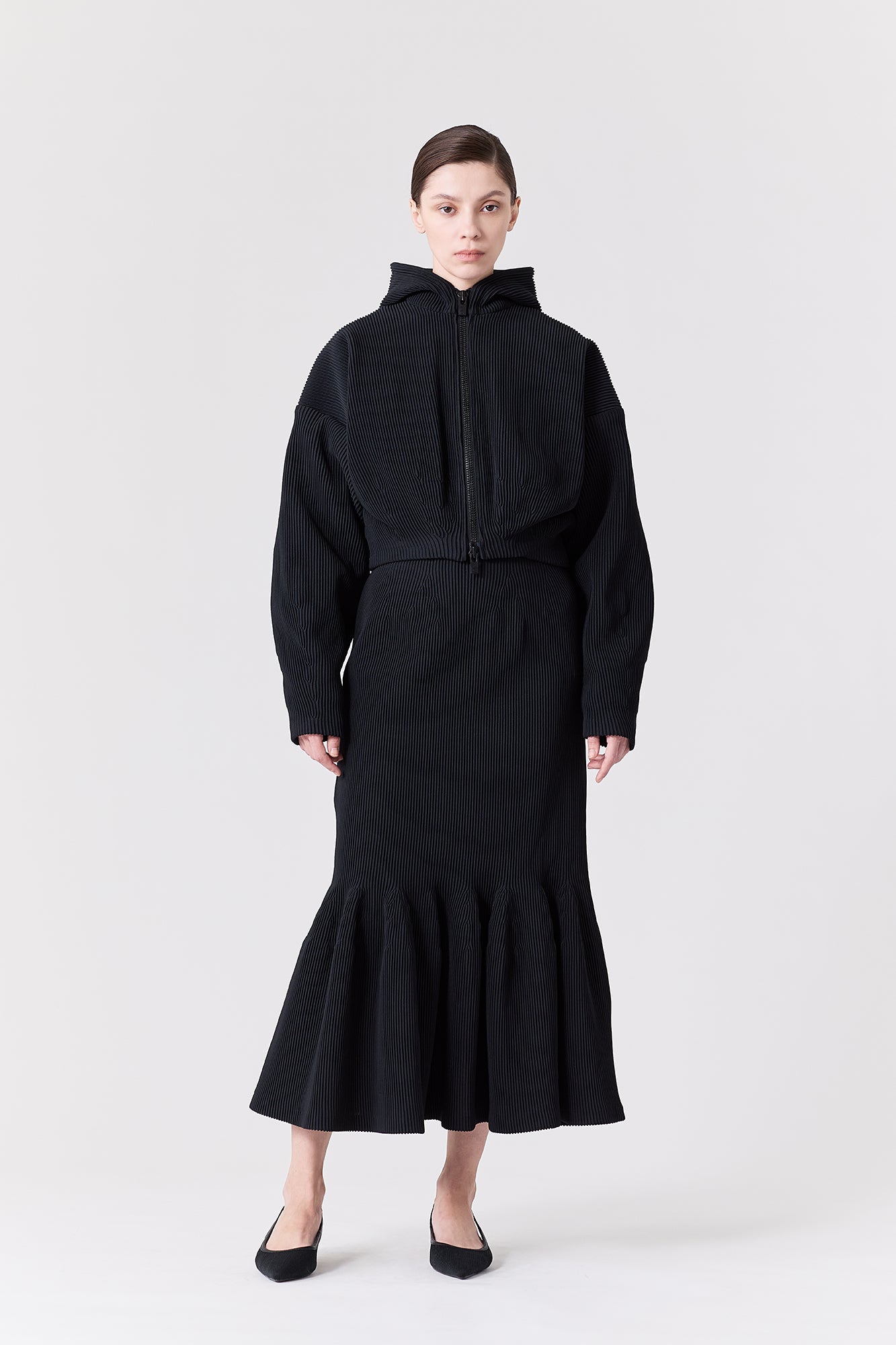 モデル身長：173cm　着用サイズ：F (One size)