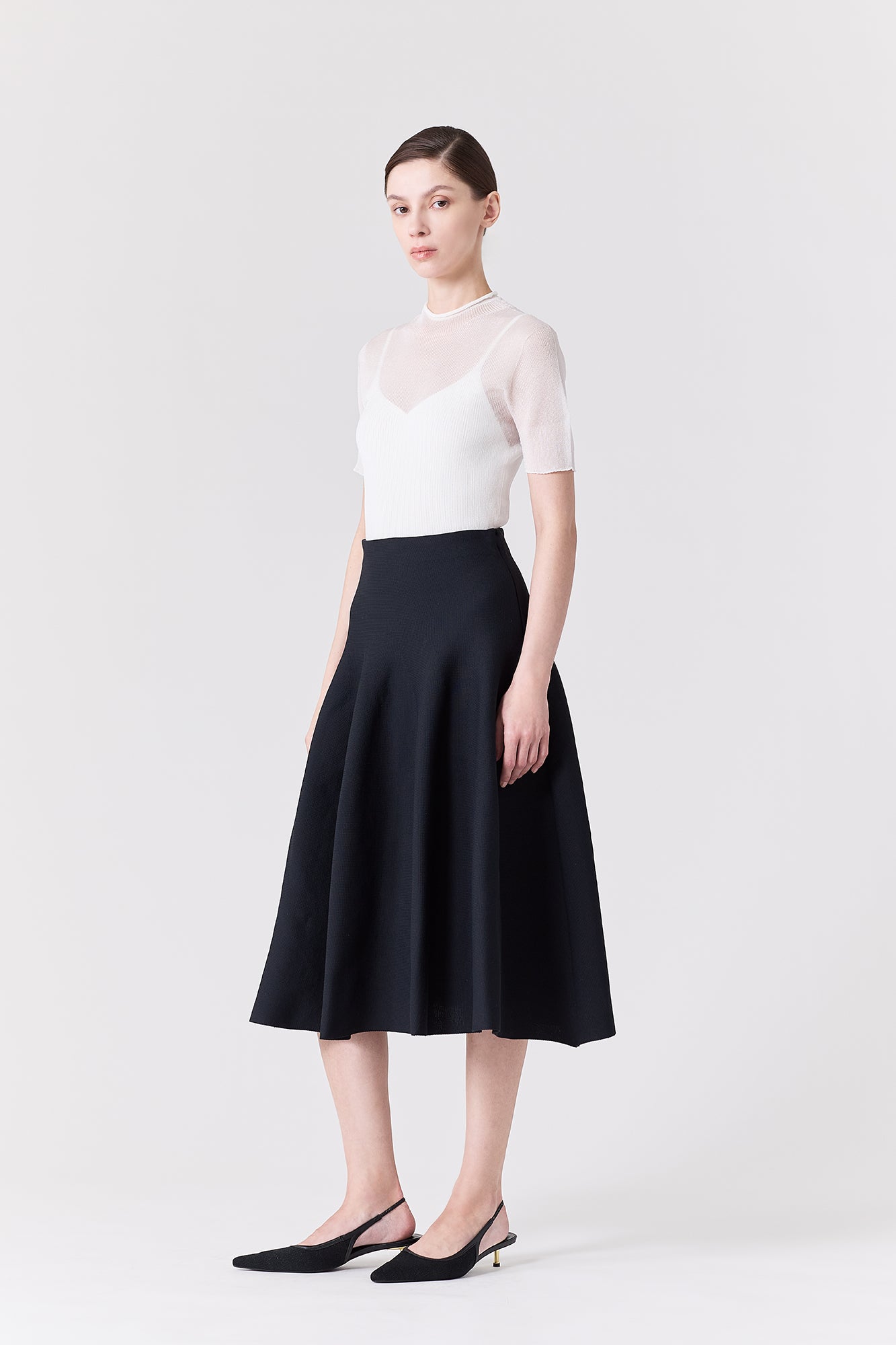 PORTRAIT LUCENT SHORT SLEEVE TOP