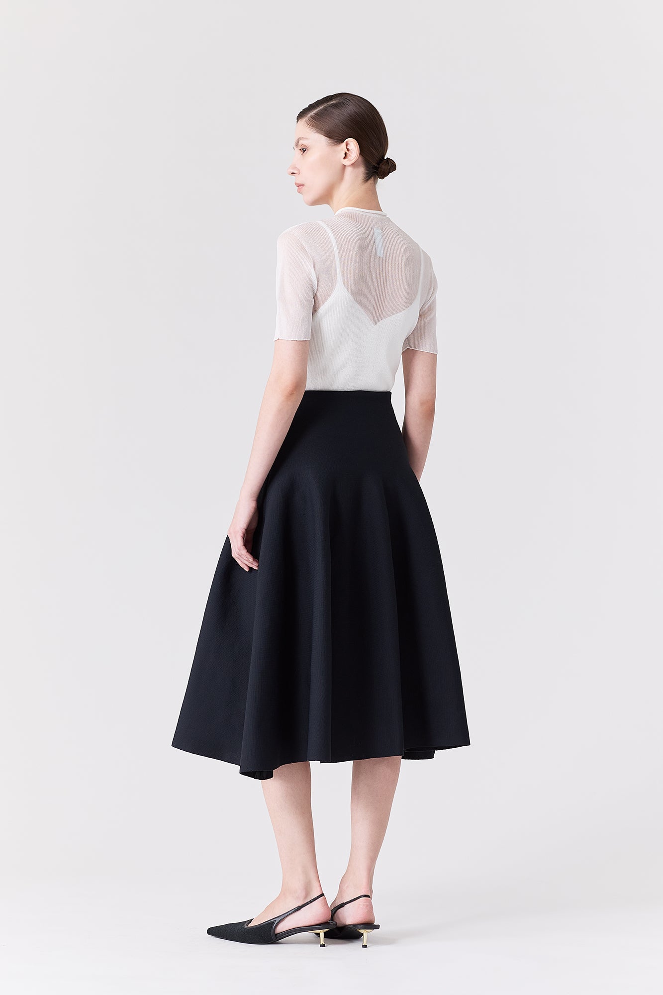 PORTRAIT LUCENT SHORT SLEEVE TOP