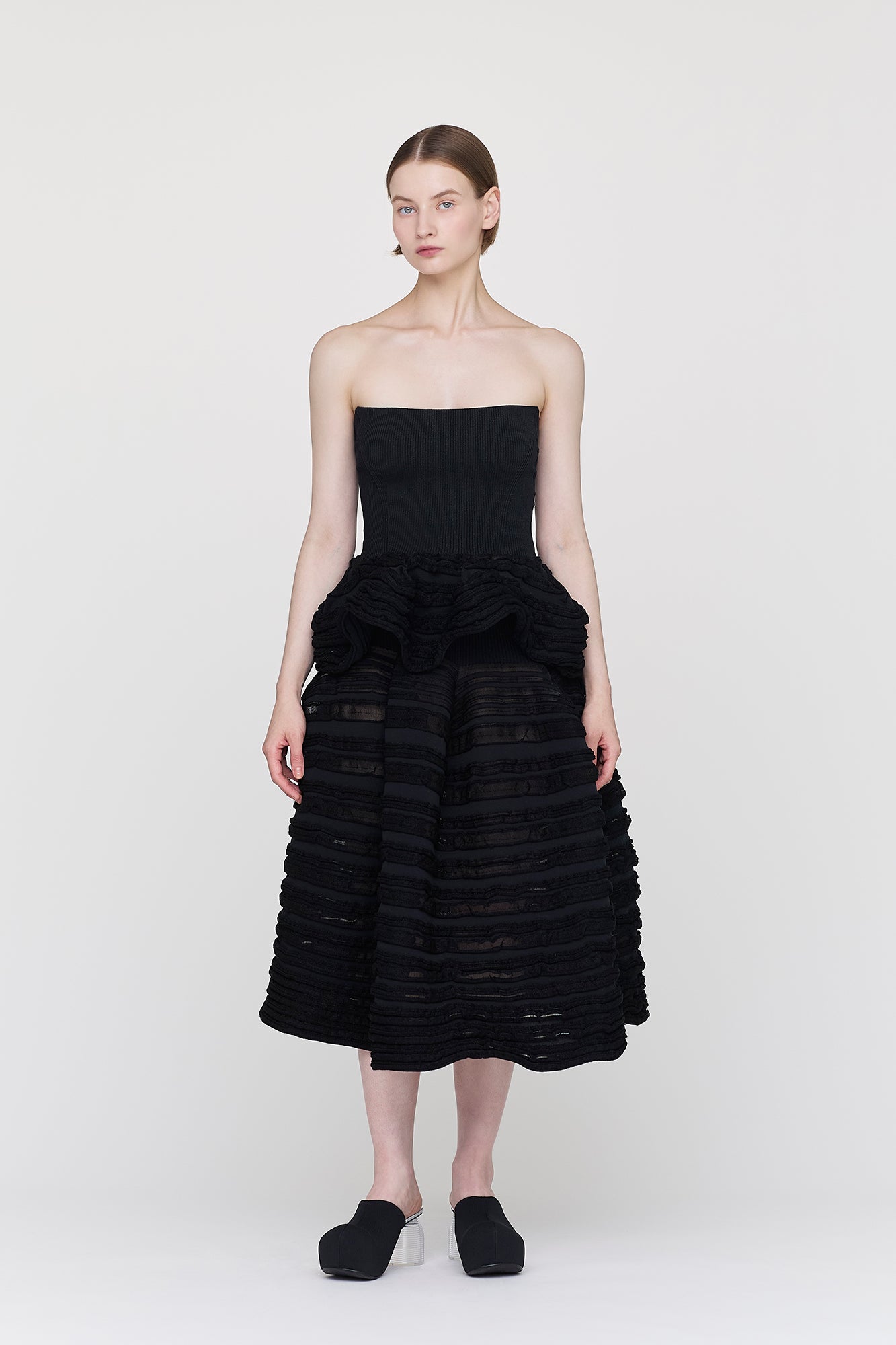 POTTERY HS SWELL GLITTER STRAPLESS TOP