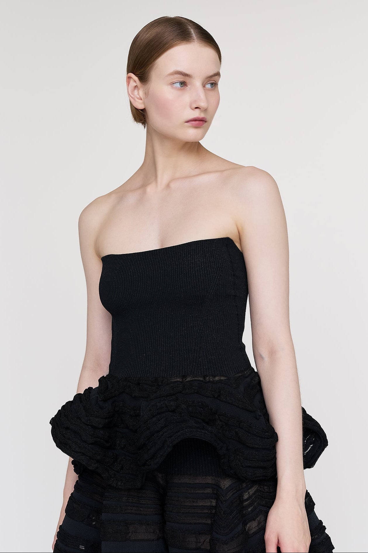 CFCL 完売色POTTERY HS GLITTER STRAPLESS TOP POTTERY HS SWELL GLITTER STRAPLESS TOP
